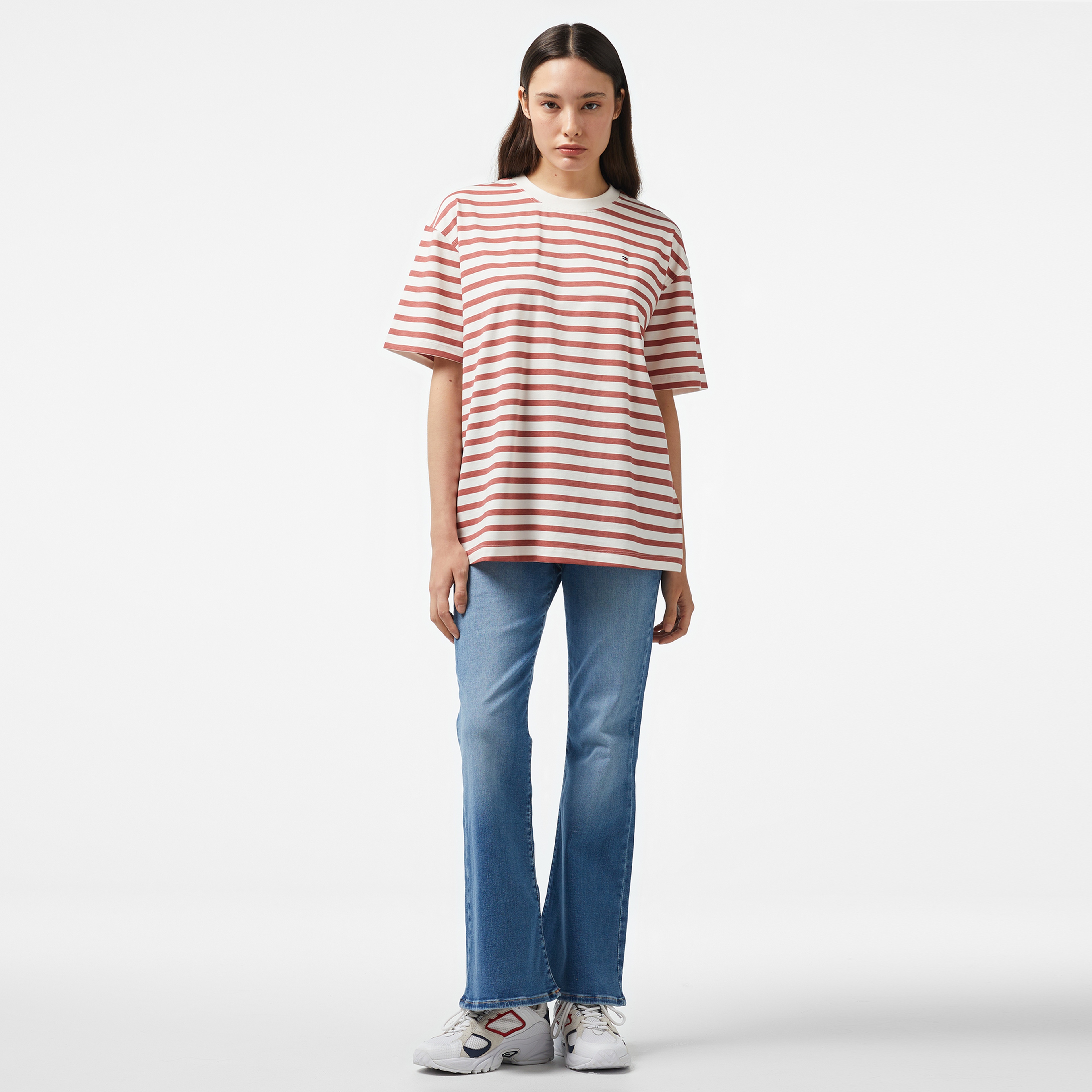 Tommy Hilfiger Sylvia High Flare Kadın Mavi Jean