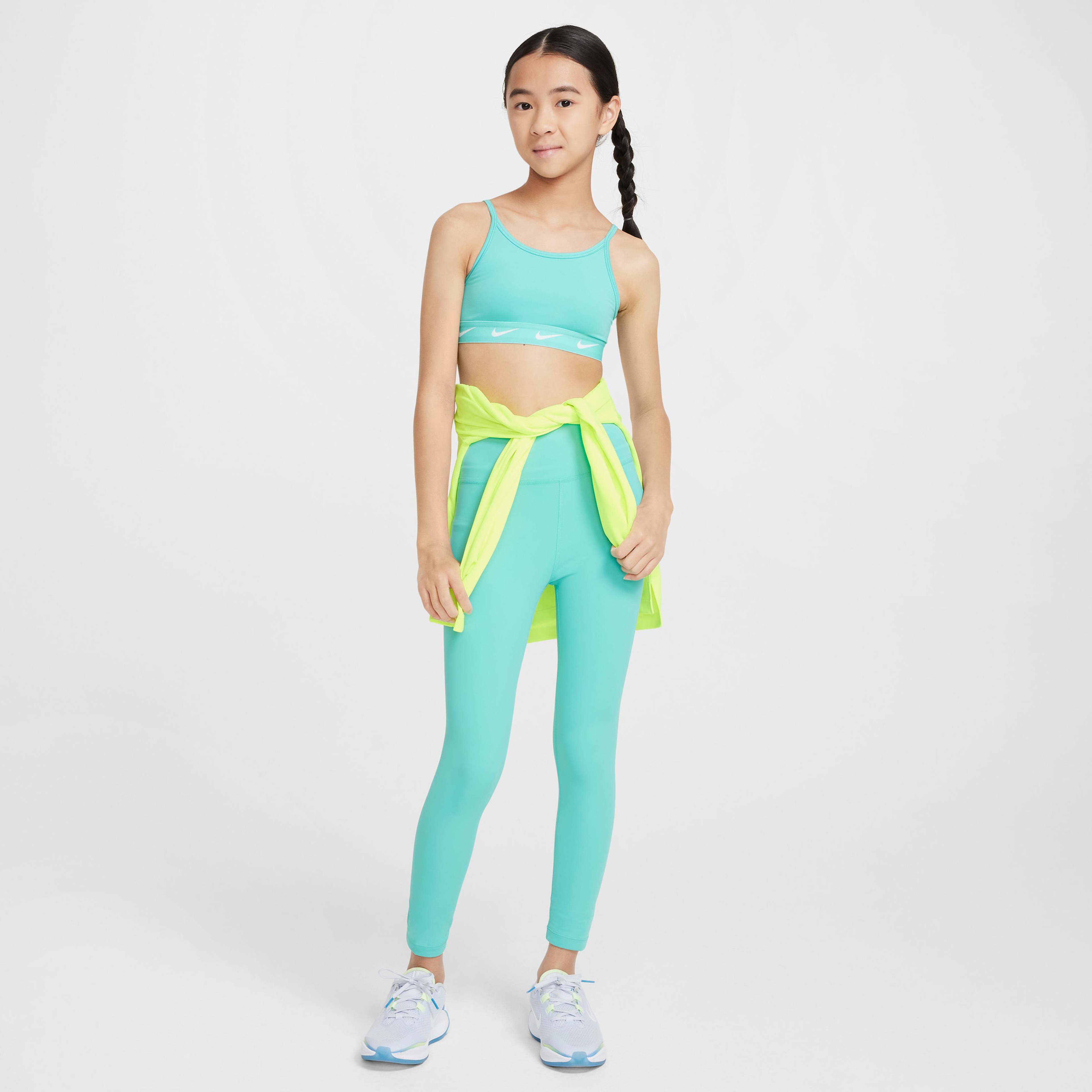 Nike Dri-Fit One Çocuk Yeşil Bra