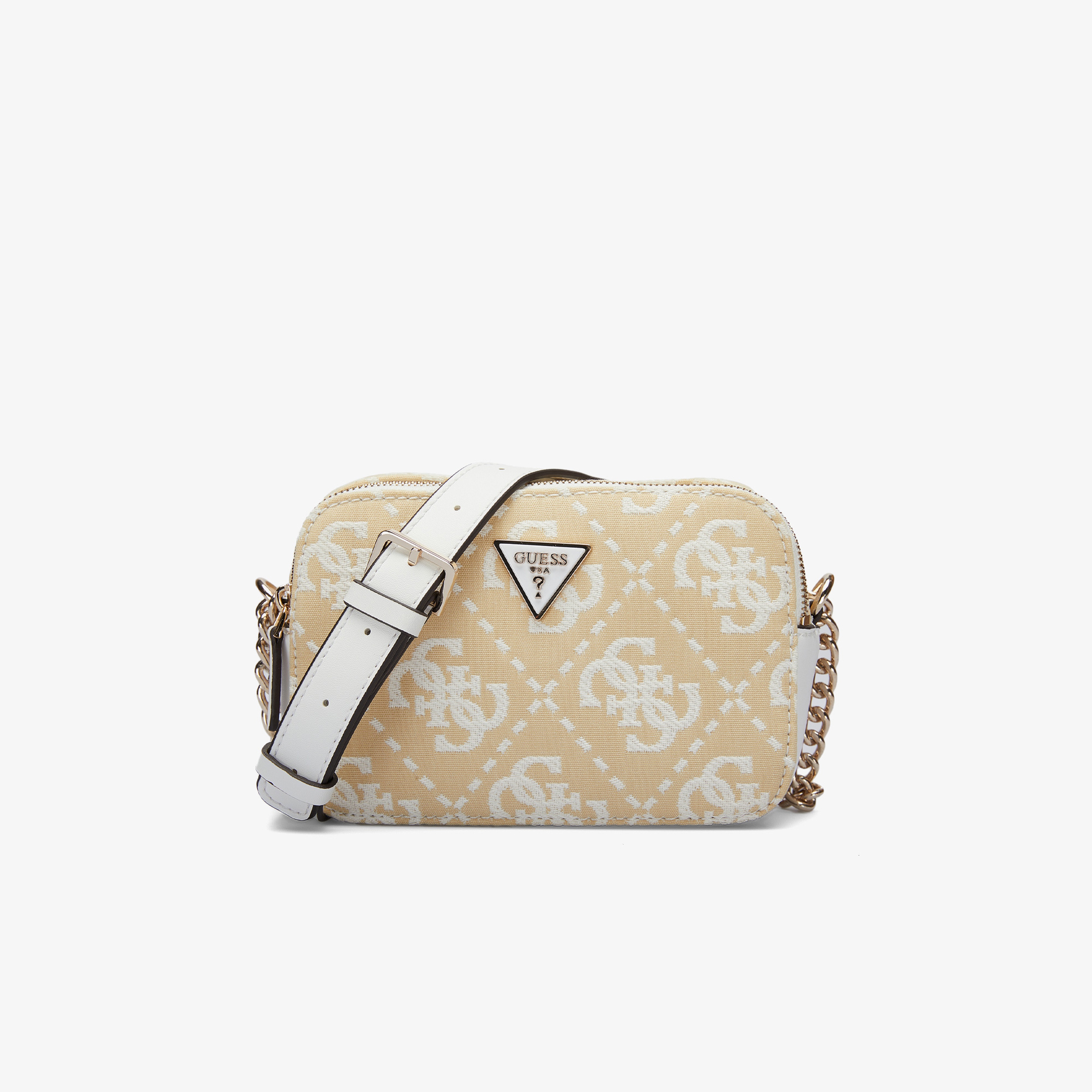 Guess Ruma Camera 39140 Kadın Beyaz Çapraz Askılı Çanta