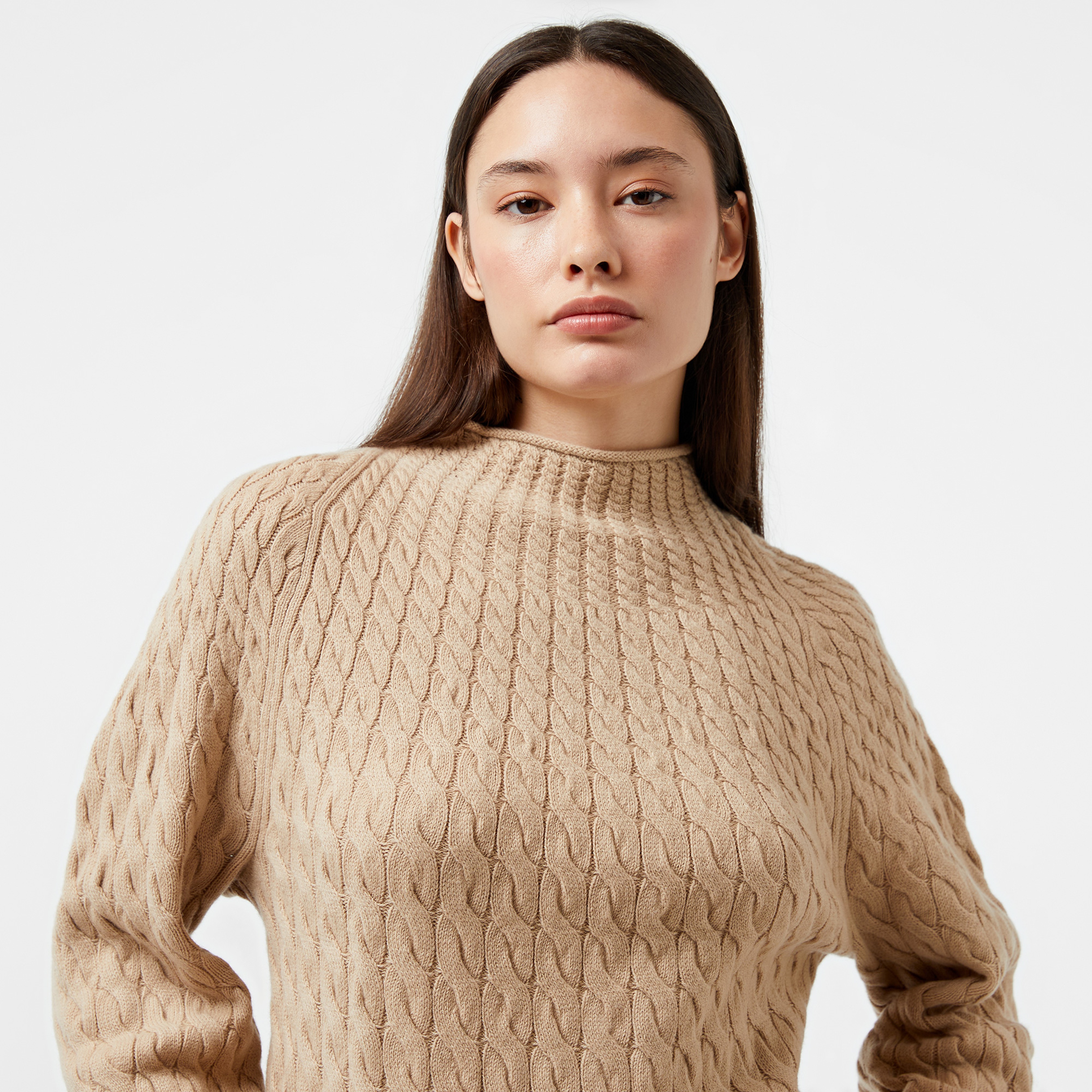 Tommy Hilfiger Kadın Bej Triko