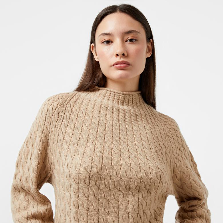 Tommy Hilfiger Kadın Bej Triko