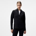 Jack Wolfskin Baiselberg Hooded Kadın Siyah Polar Ceket