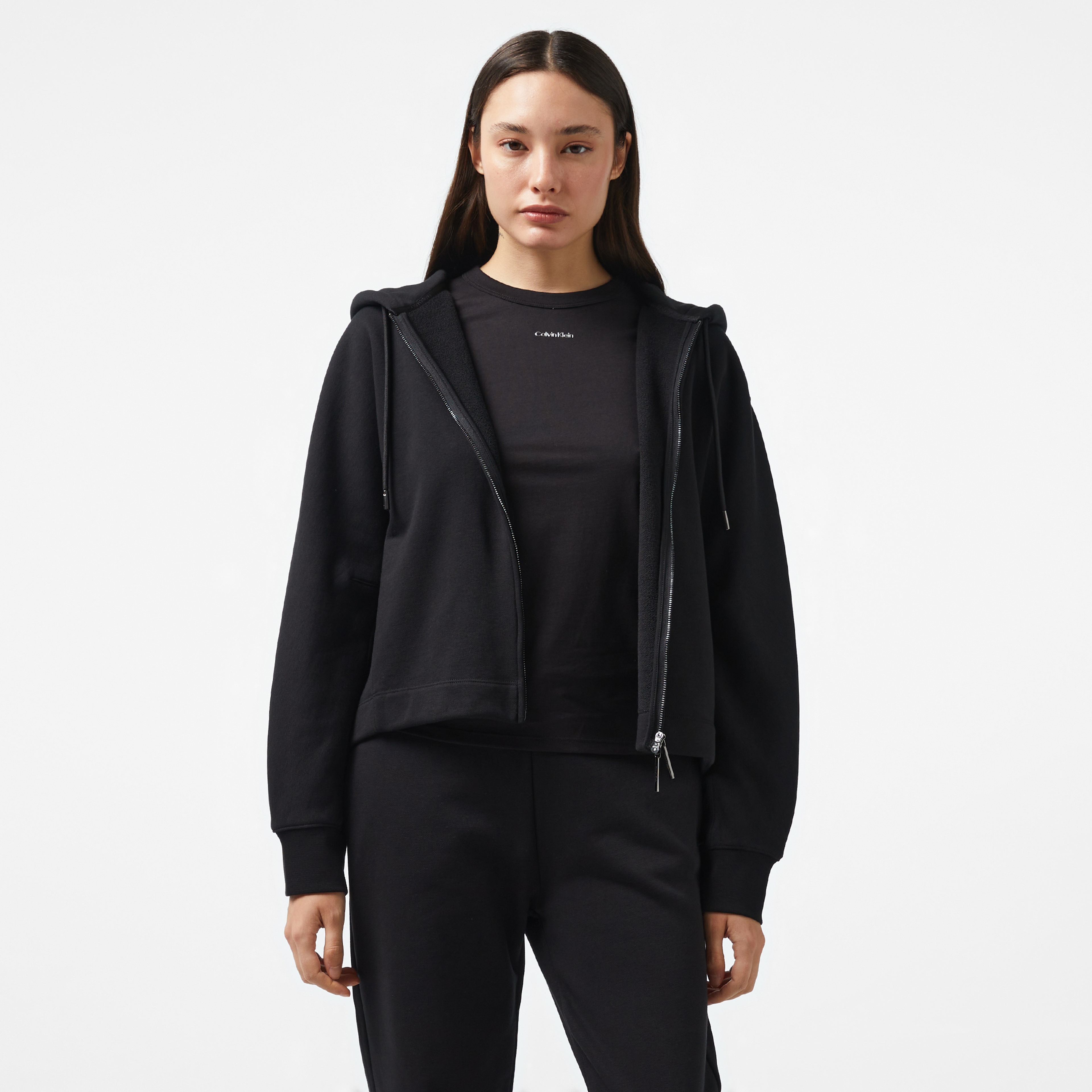 Calvin Klein Kadın Siyah Sweatshirt