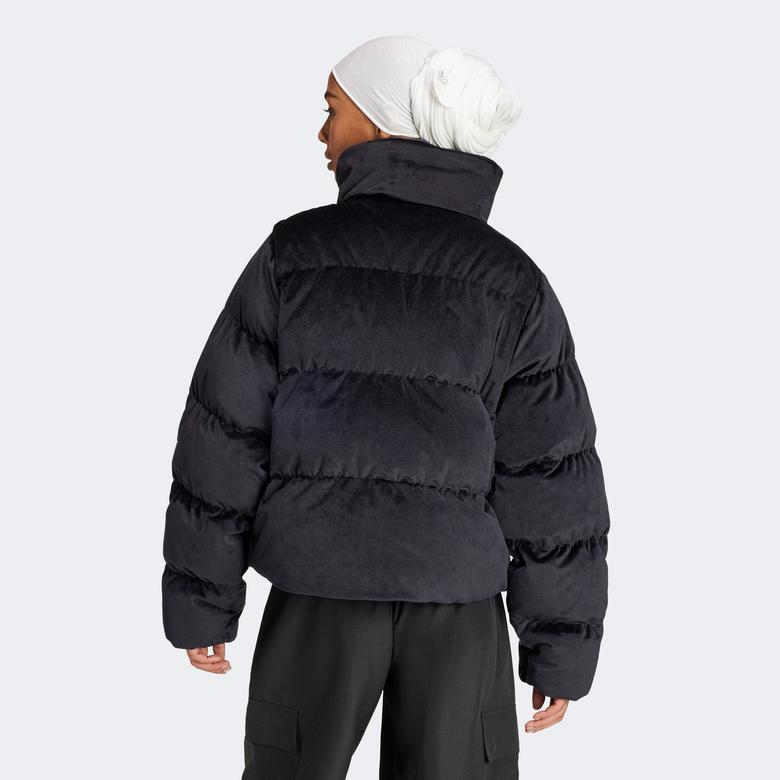 adidas Velvet Downkt Kadın Siyah Ceket