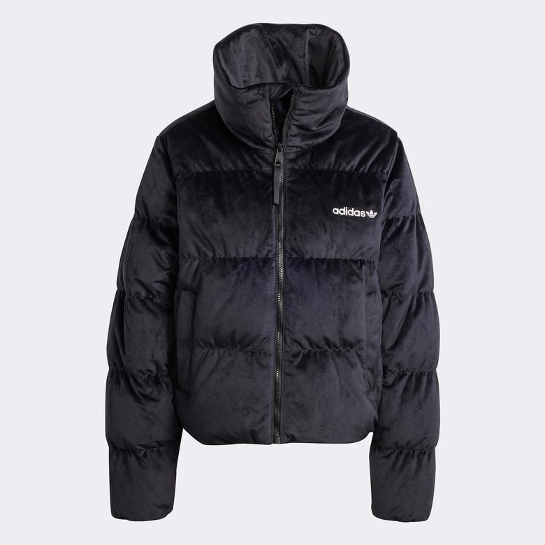 adidas Velvet Downkt Kadın Siyah Ceket
