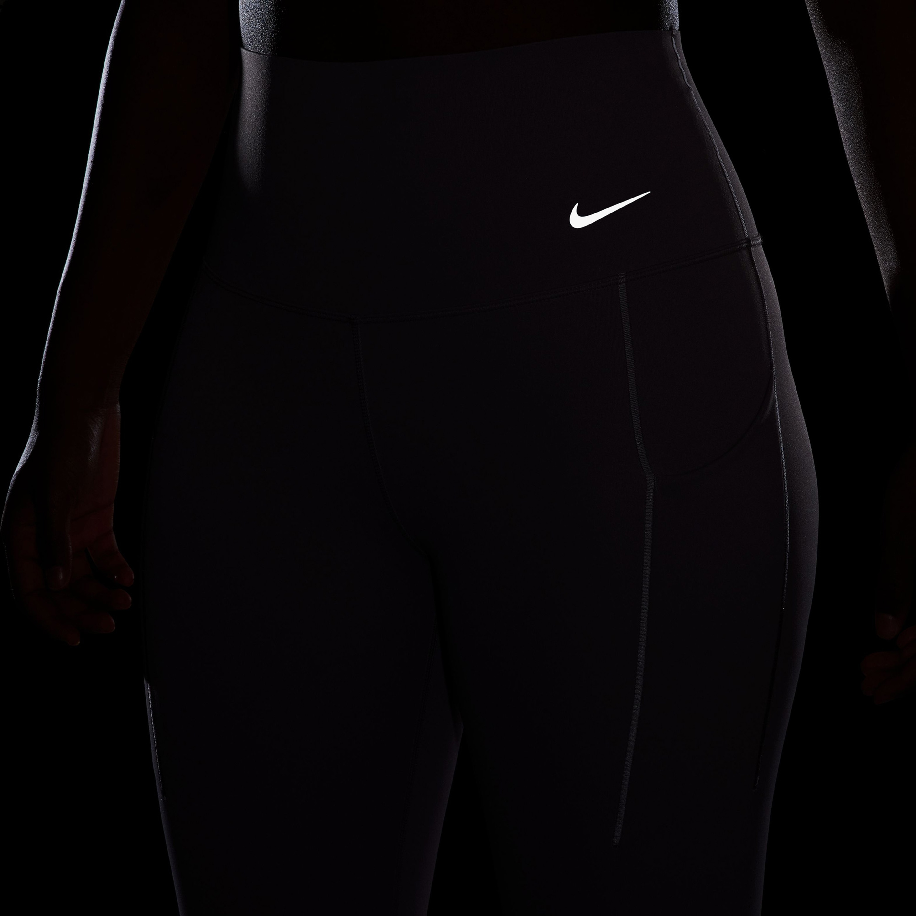 Nike Dri-Fit Universa Kadın Kahverengi Tayt