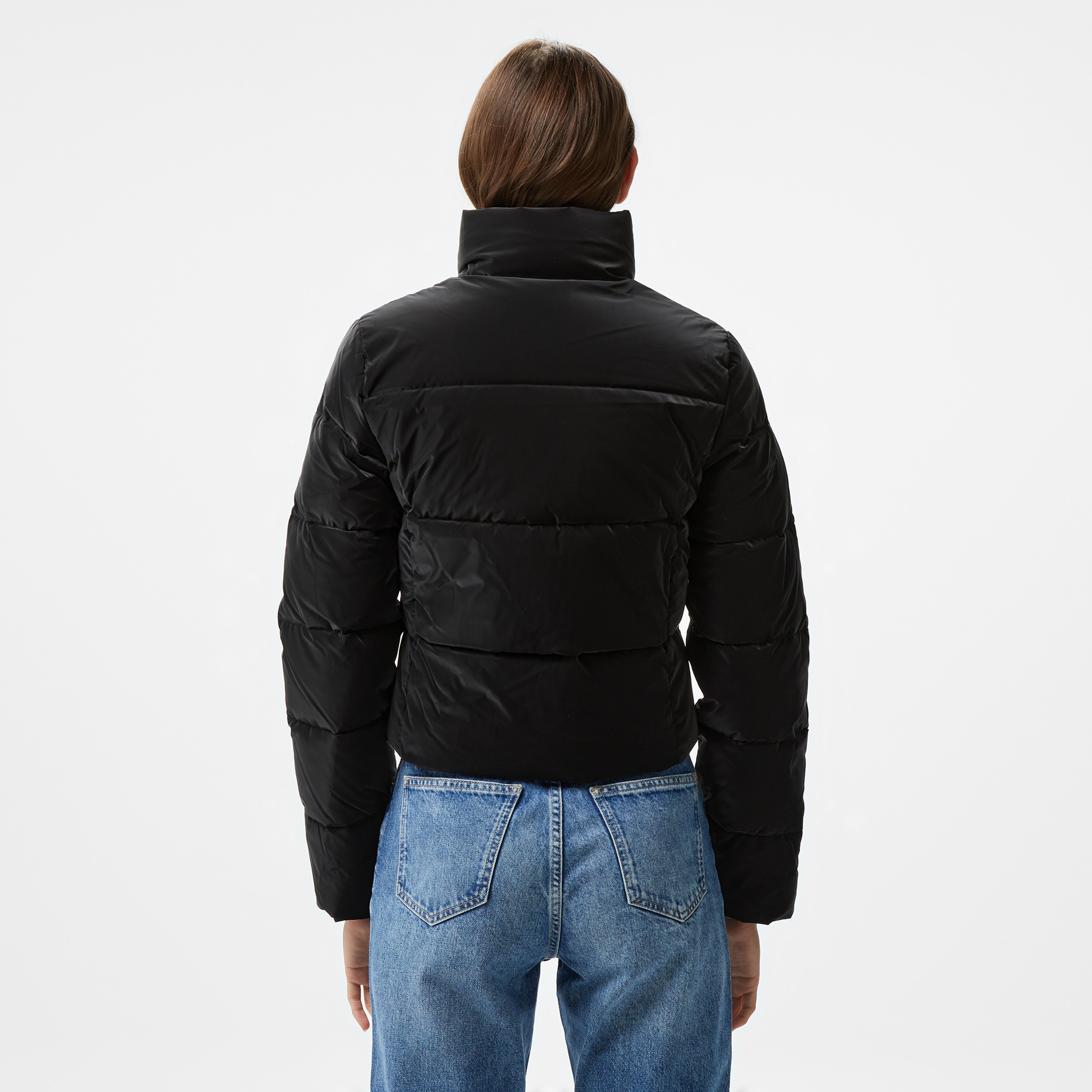 Calvin Klein Jeans Soft Touch Short Fitted Kadın Siyah Ceket