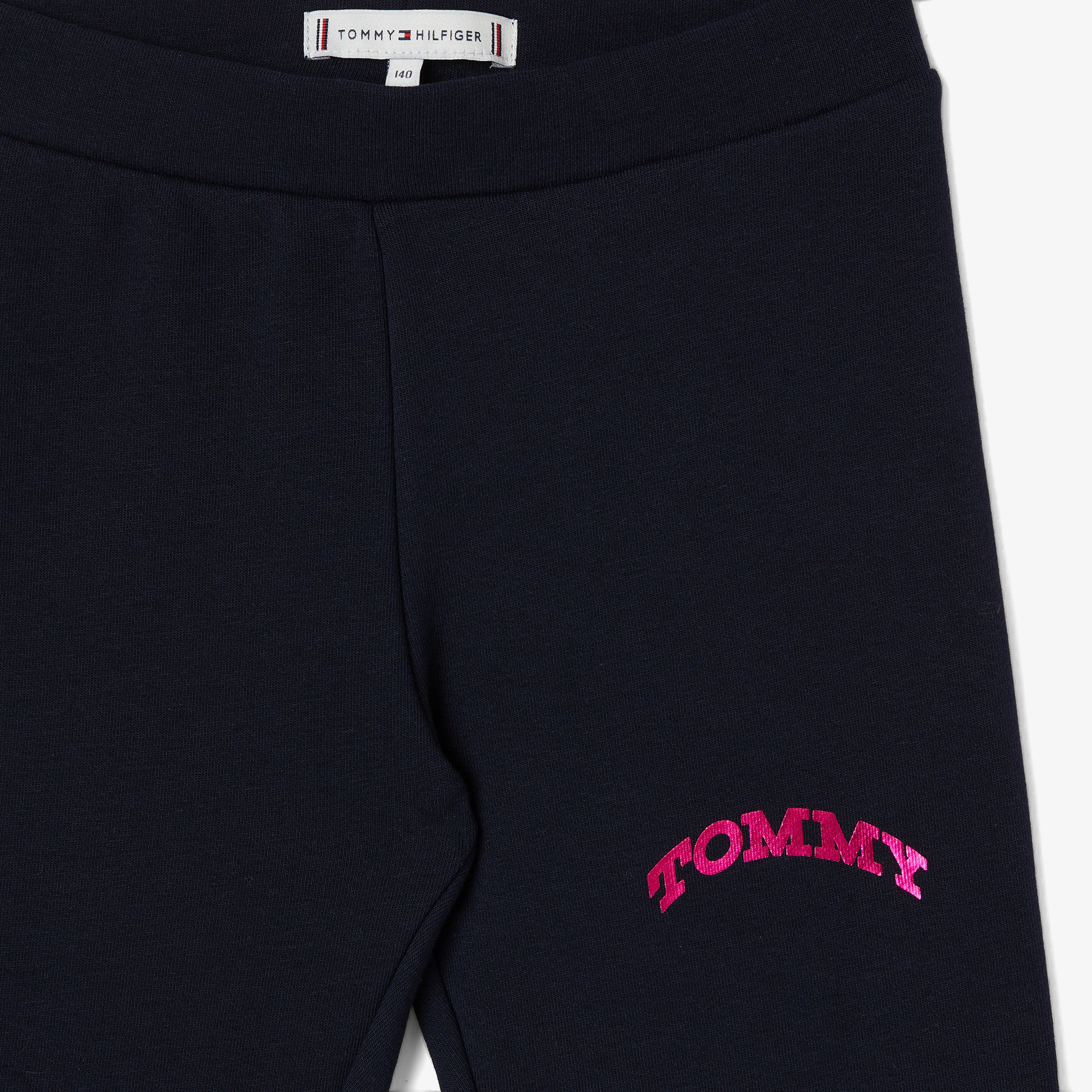 Tommy Hilfiger Tommy Foil Legging Çocuk Mavi Tayt