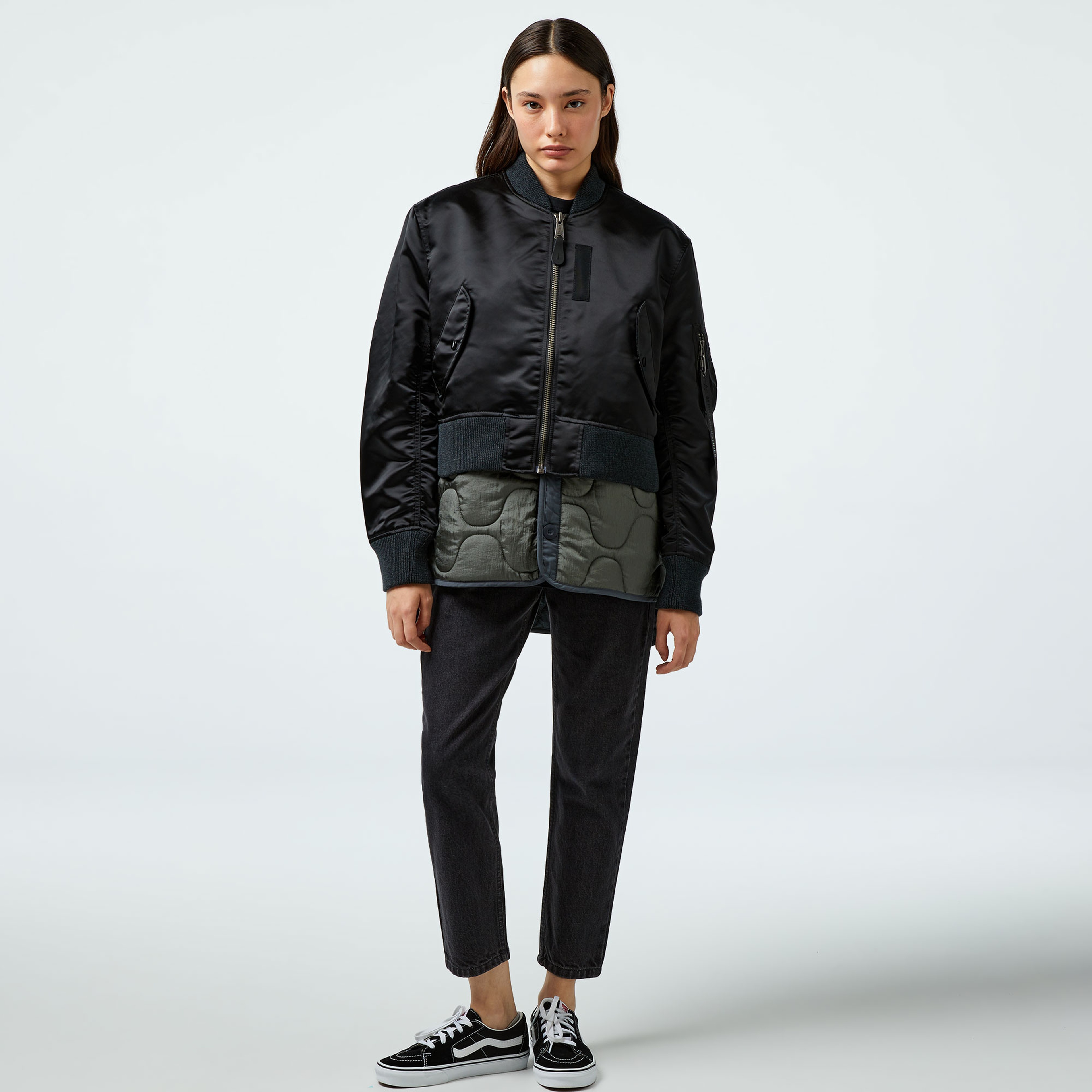 Alpha Industries Ma-1 Liner Kadın Siyah Ceket