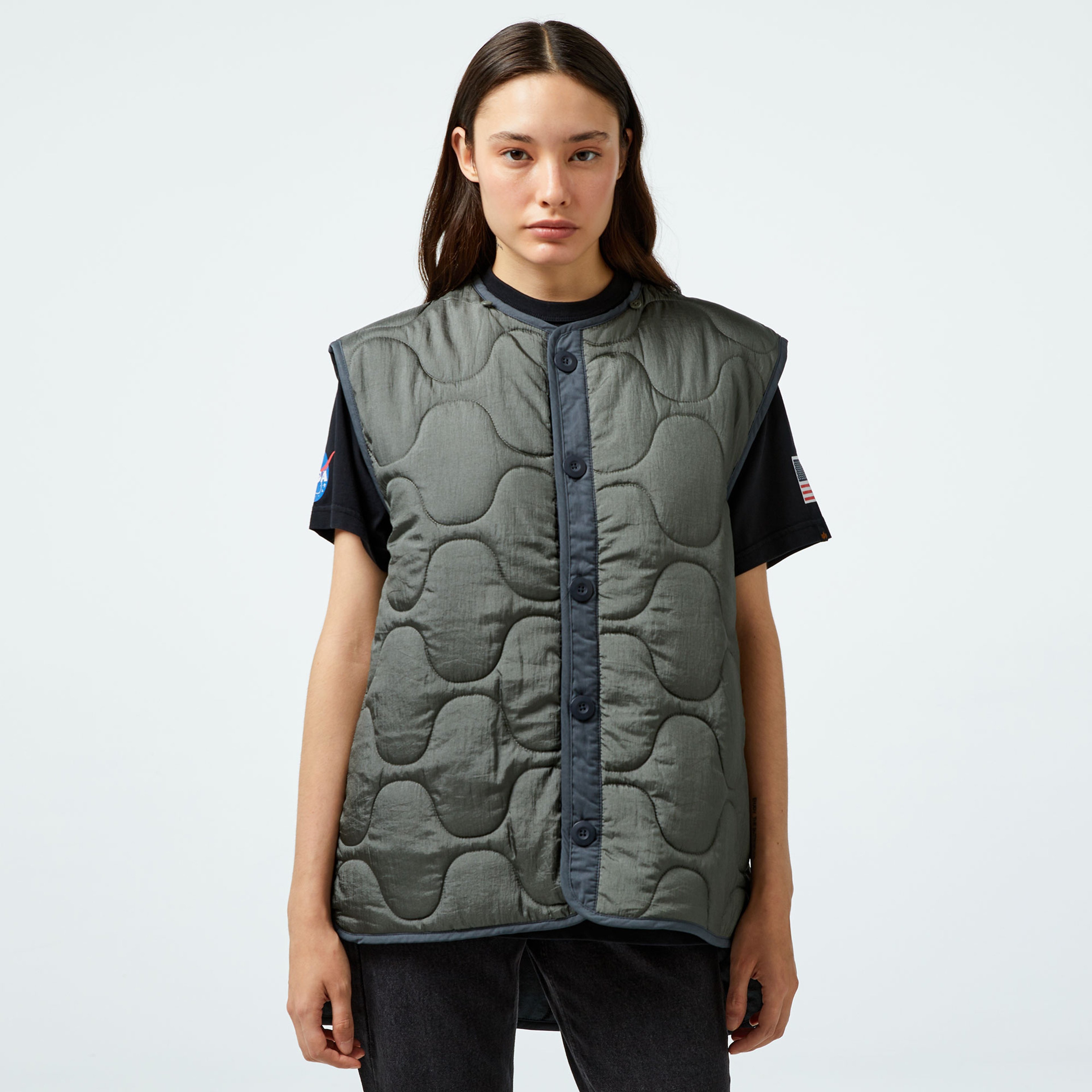 Alpha Industries Ma-1 Liner Kadın Siyah Ceket