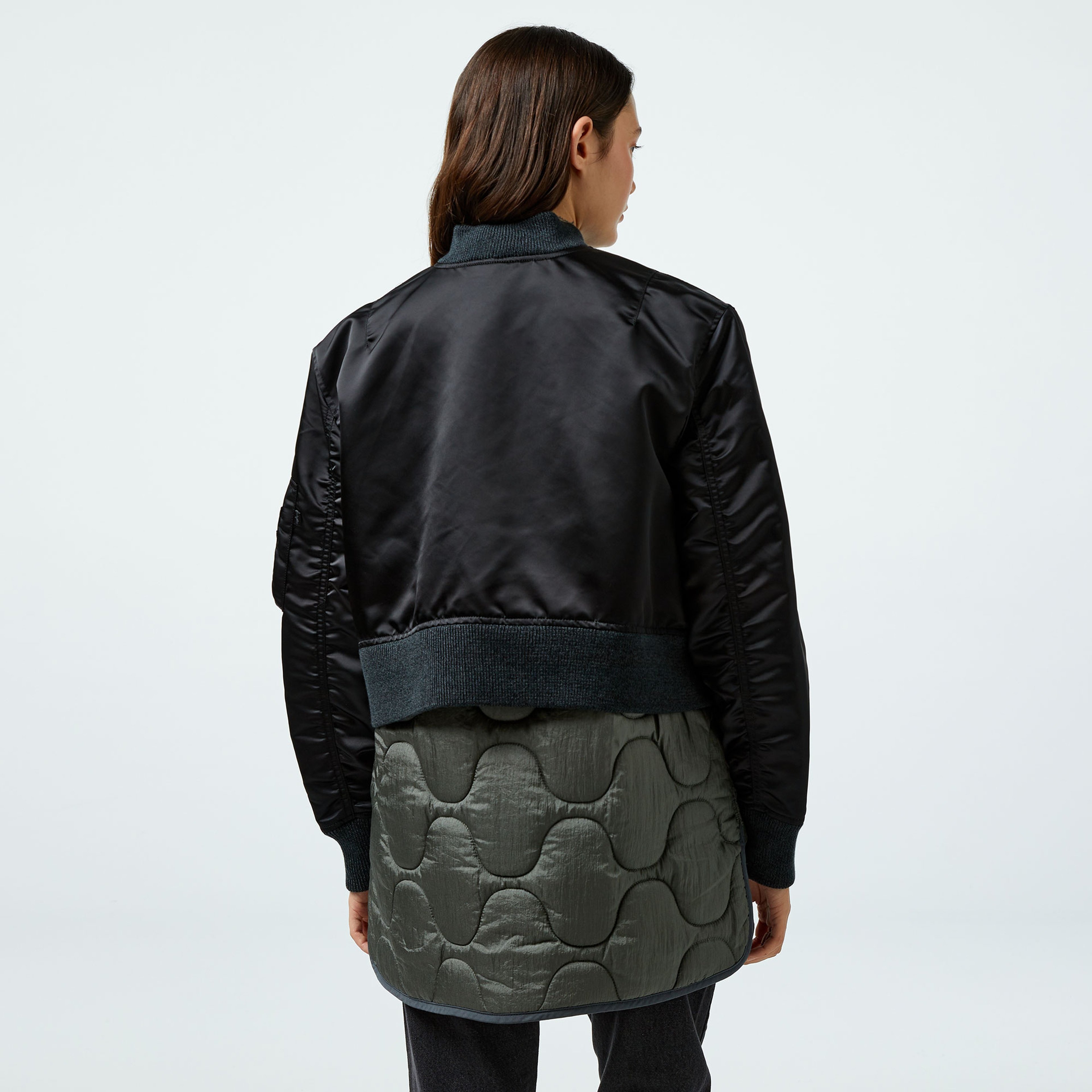 Alpha Industries Ma-1 Liner Kadın Siyah Ceket