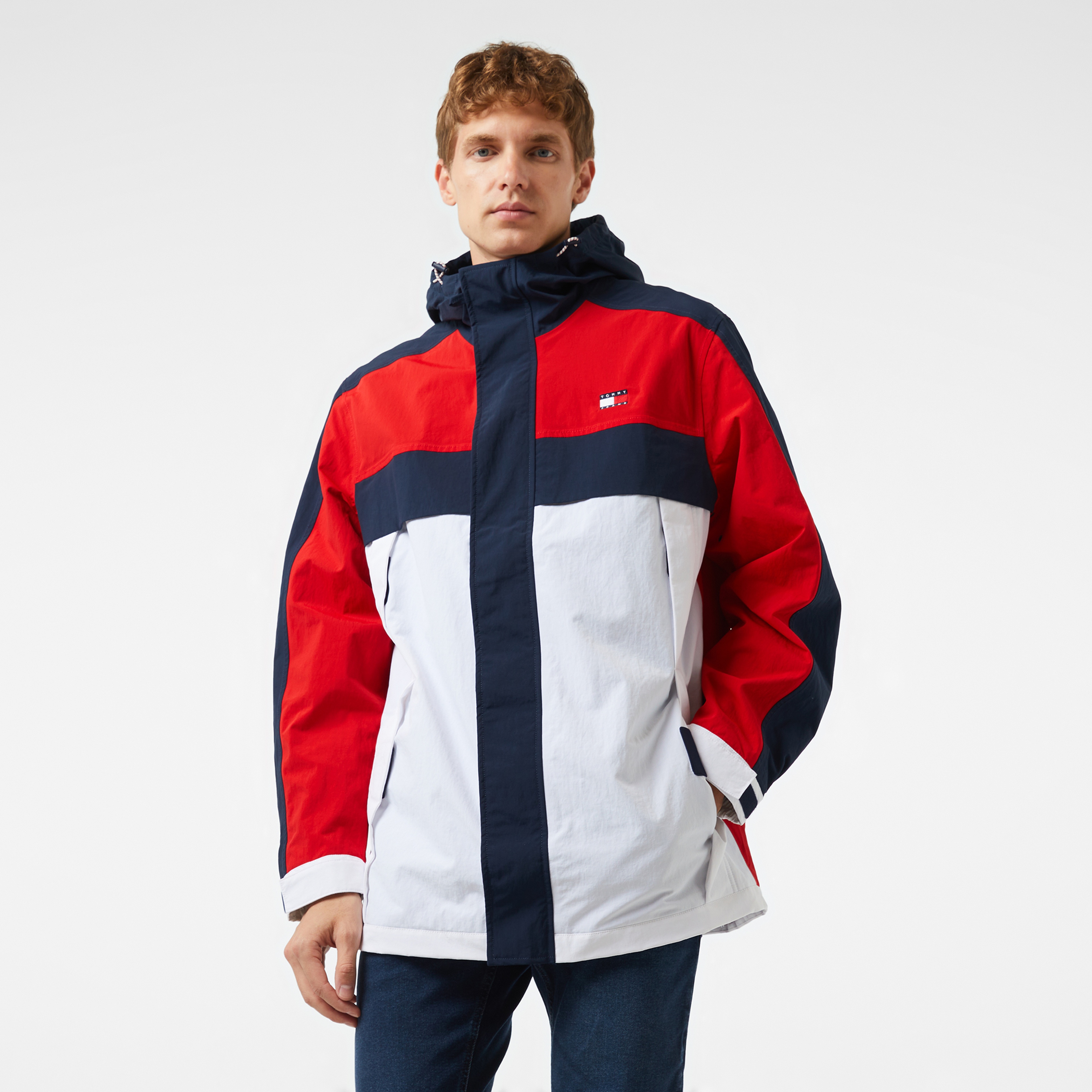 Tommy Jeans Erkek Kırmızı Mont