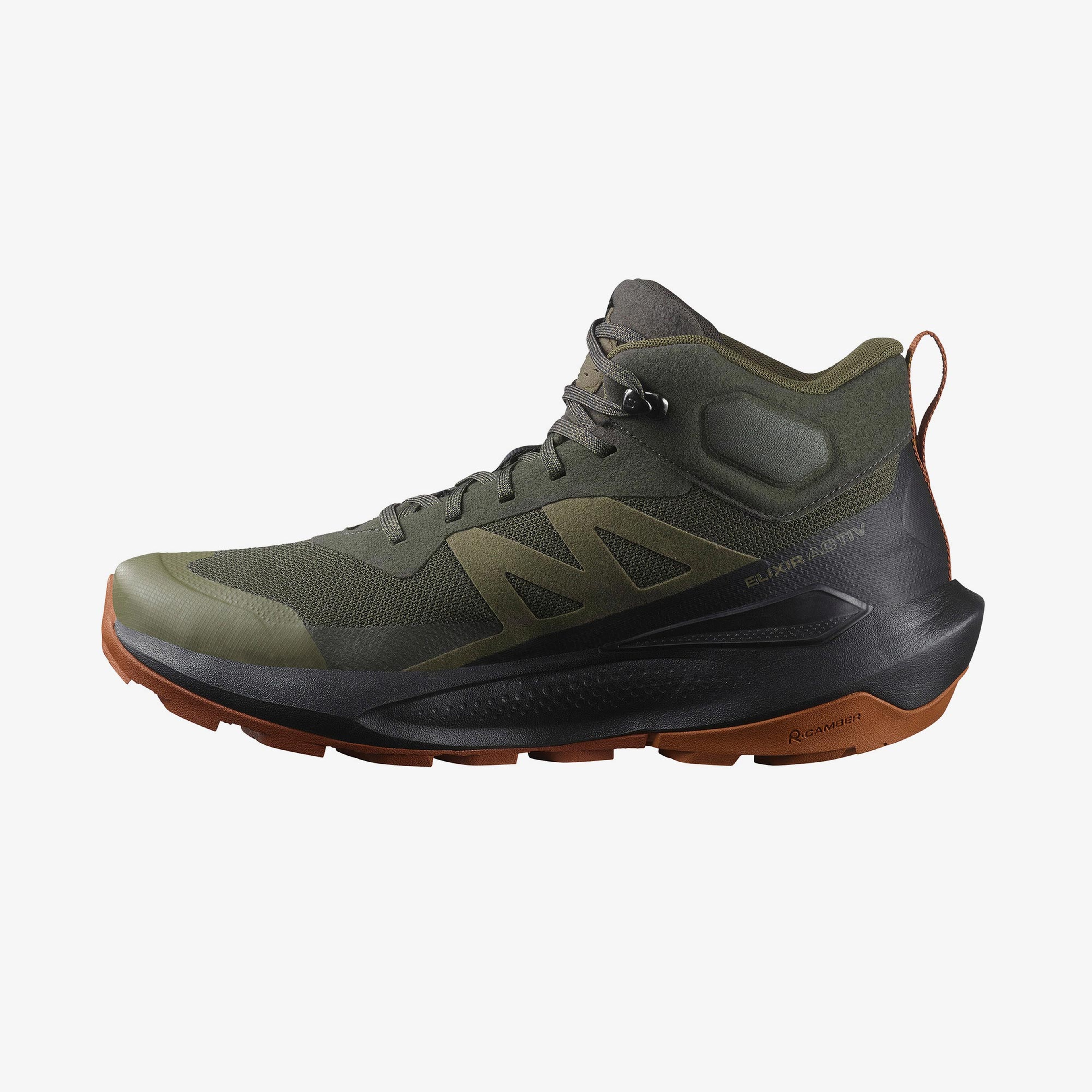 Salomon Elixir Activ Mid Gore-Tex Erkek Haki Bot