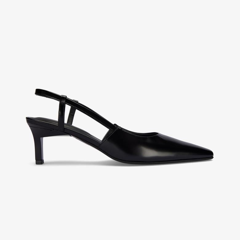 Calvin Klein Heel Slıngback Pump 50 Kadın Siyah Topuklu Ayakkabı
