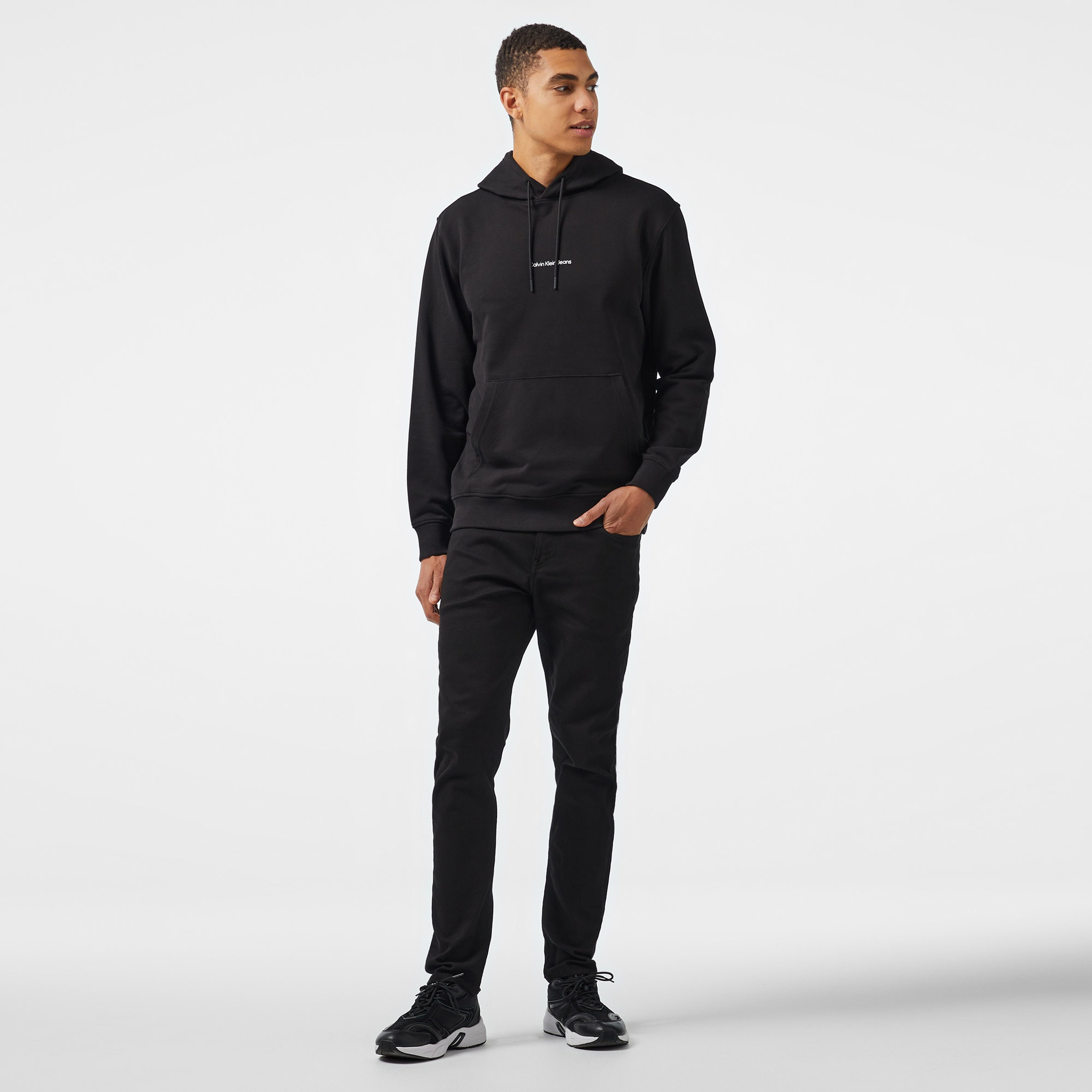 Calvin Klein Jeans Erkek Siyah Sweatshirt