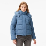Calvin Klein Jeans Matte Monologo Nd Short Puffer Kadın Lacivert Ceket