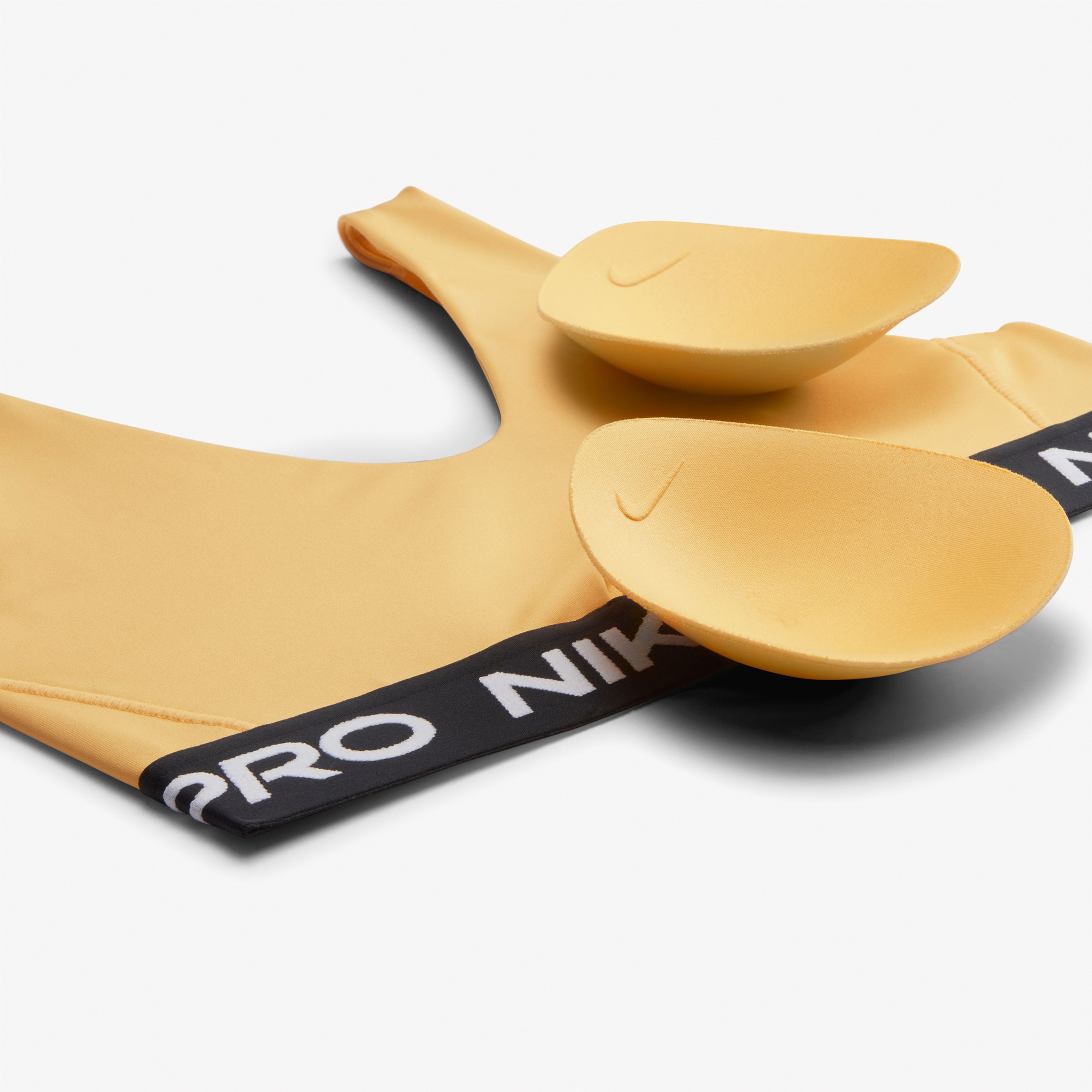 Nike Pro Indy Plunge Kadın Sarı Bra