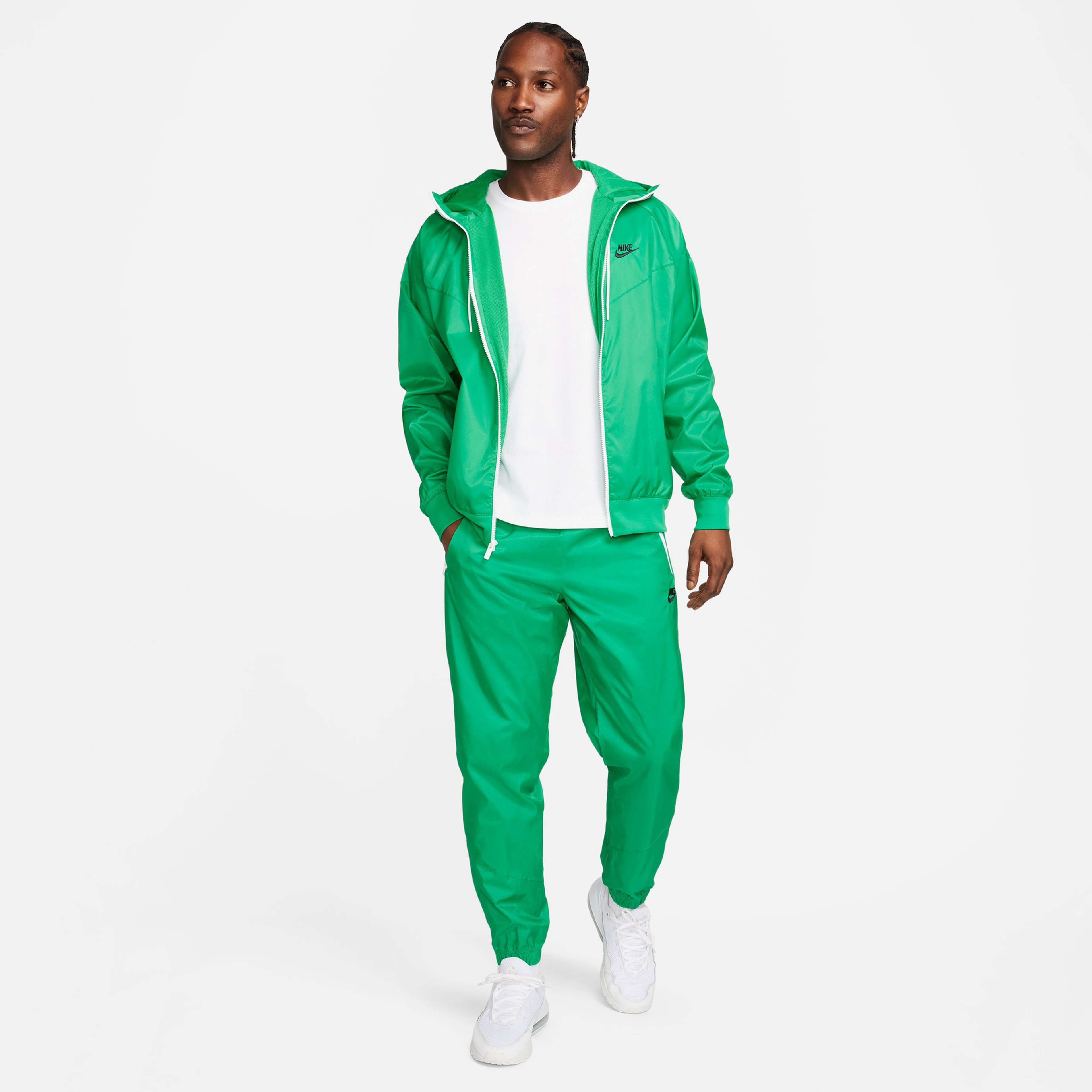 Nike Windrunner Erkek Yeşil Eşofman Altı