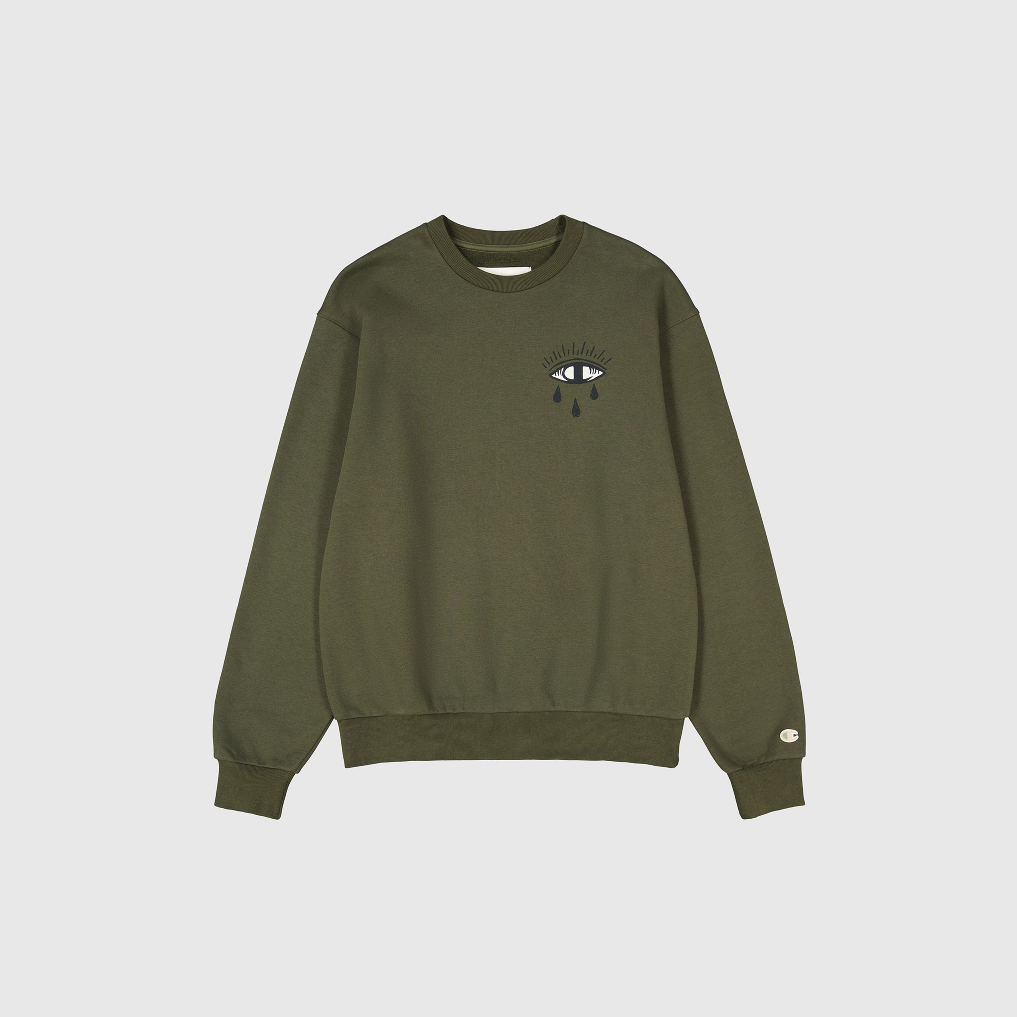 Champion Erkek Haki Sweatshirt