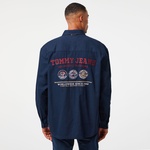 Tommy Jeans Erkek Mavi Gömlek