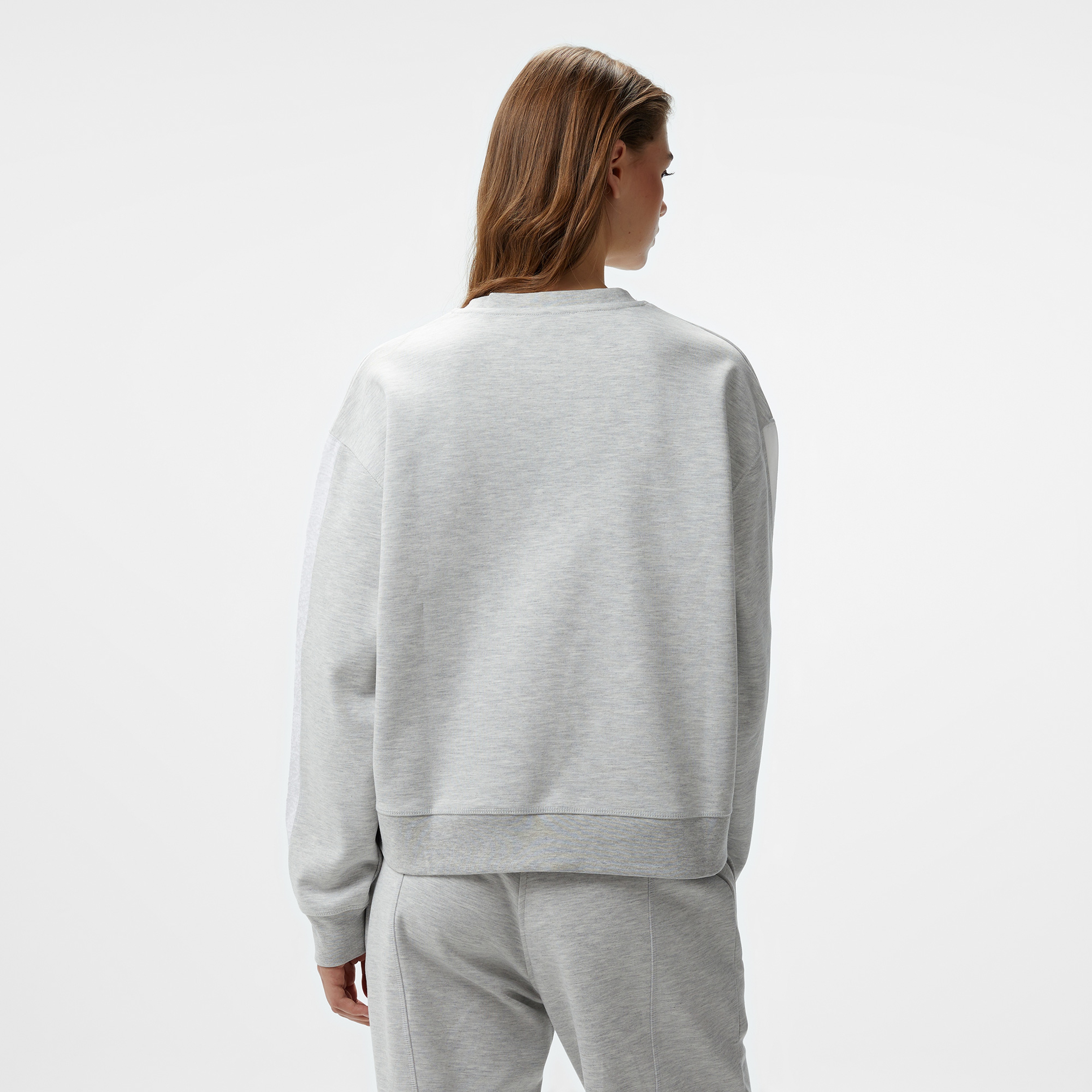Les Benjamins 405 Kadın Krem Sweatshirt