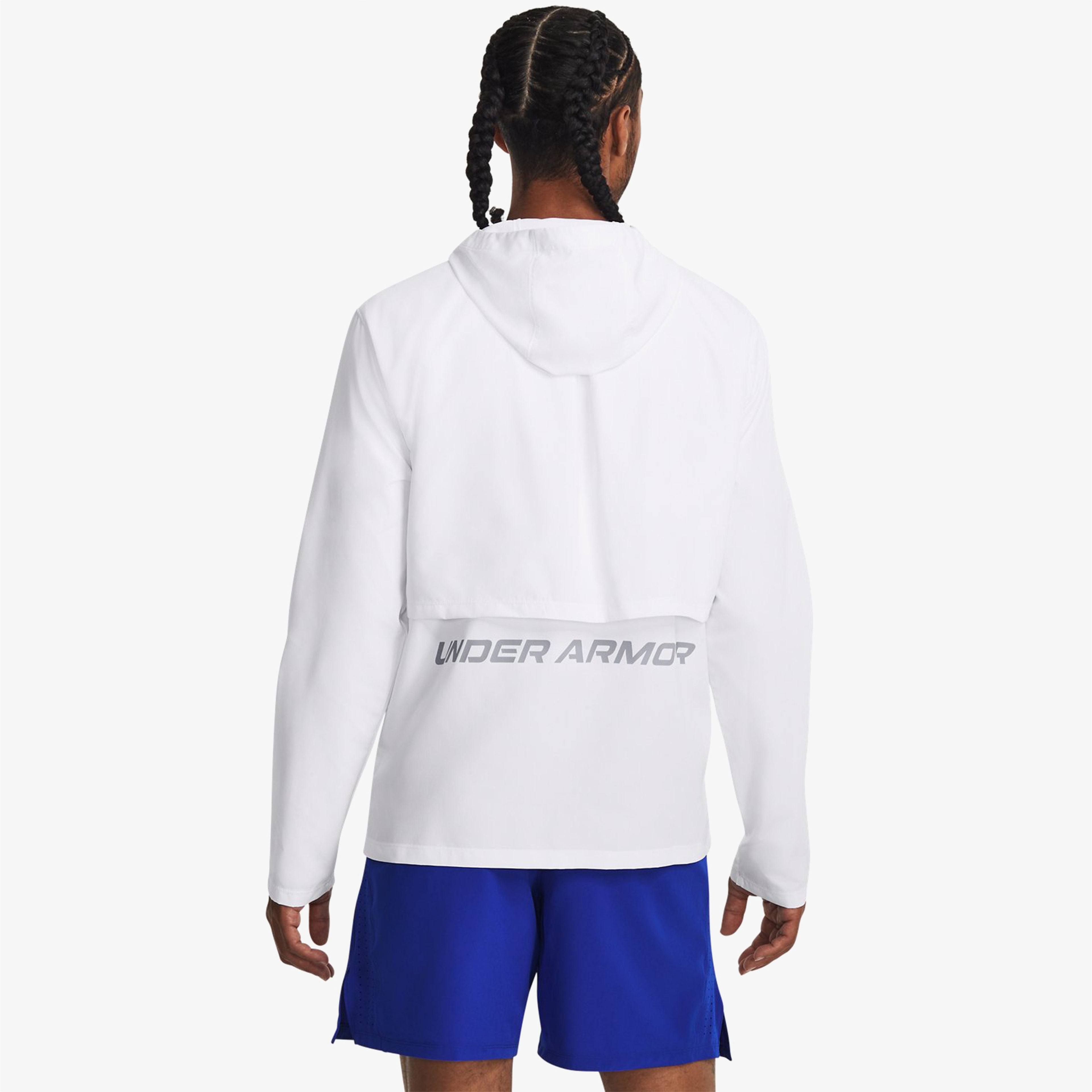 Under Armour Storm Erkek Beyaz Koşu Ceketi