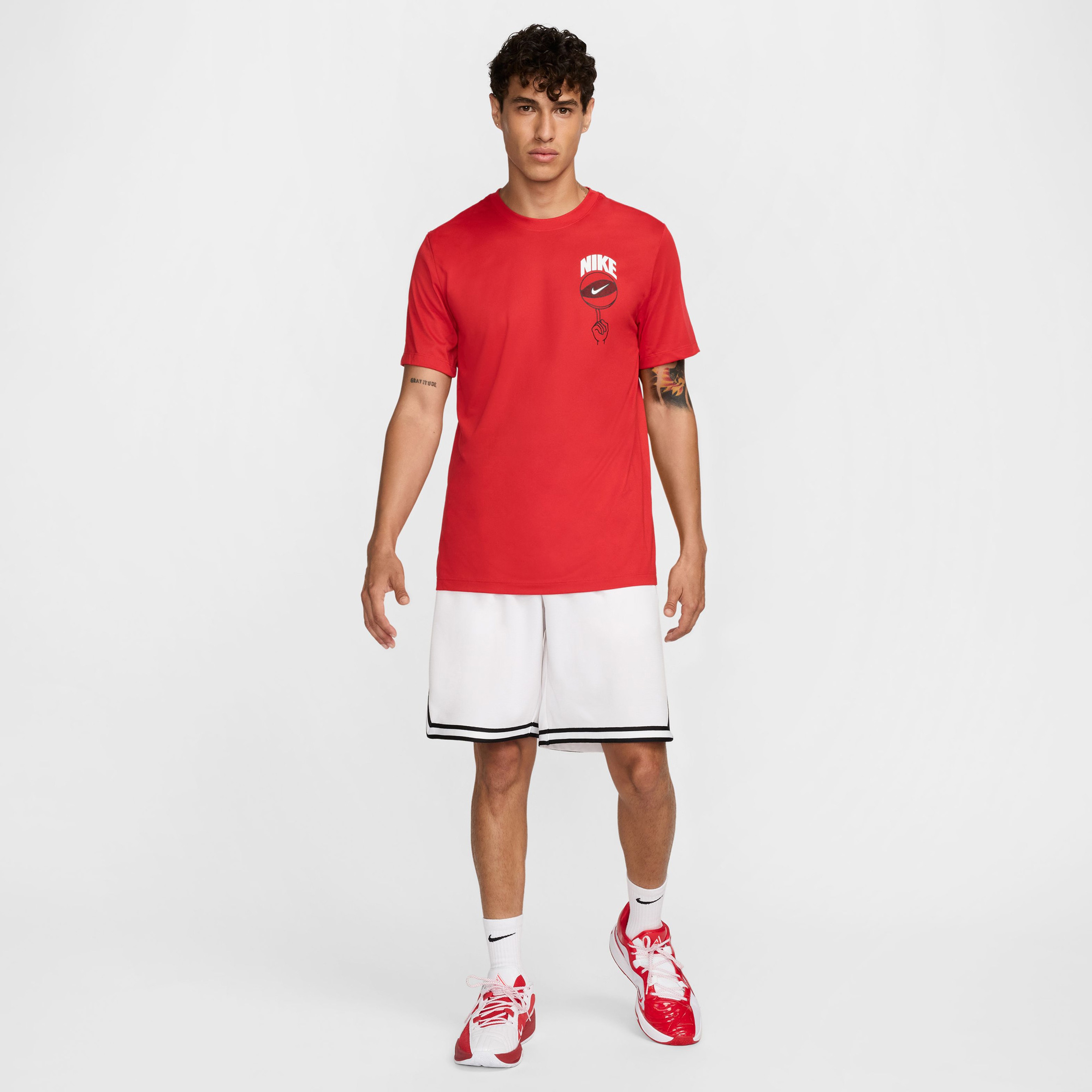 Nike Dri-Fit Relaged Icon Erkek Kırmızı T-Shirt