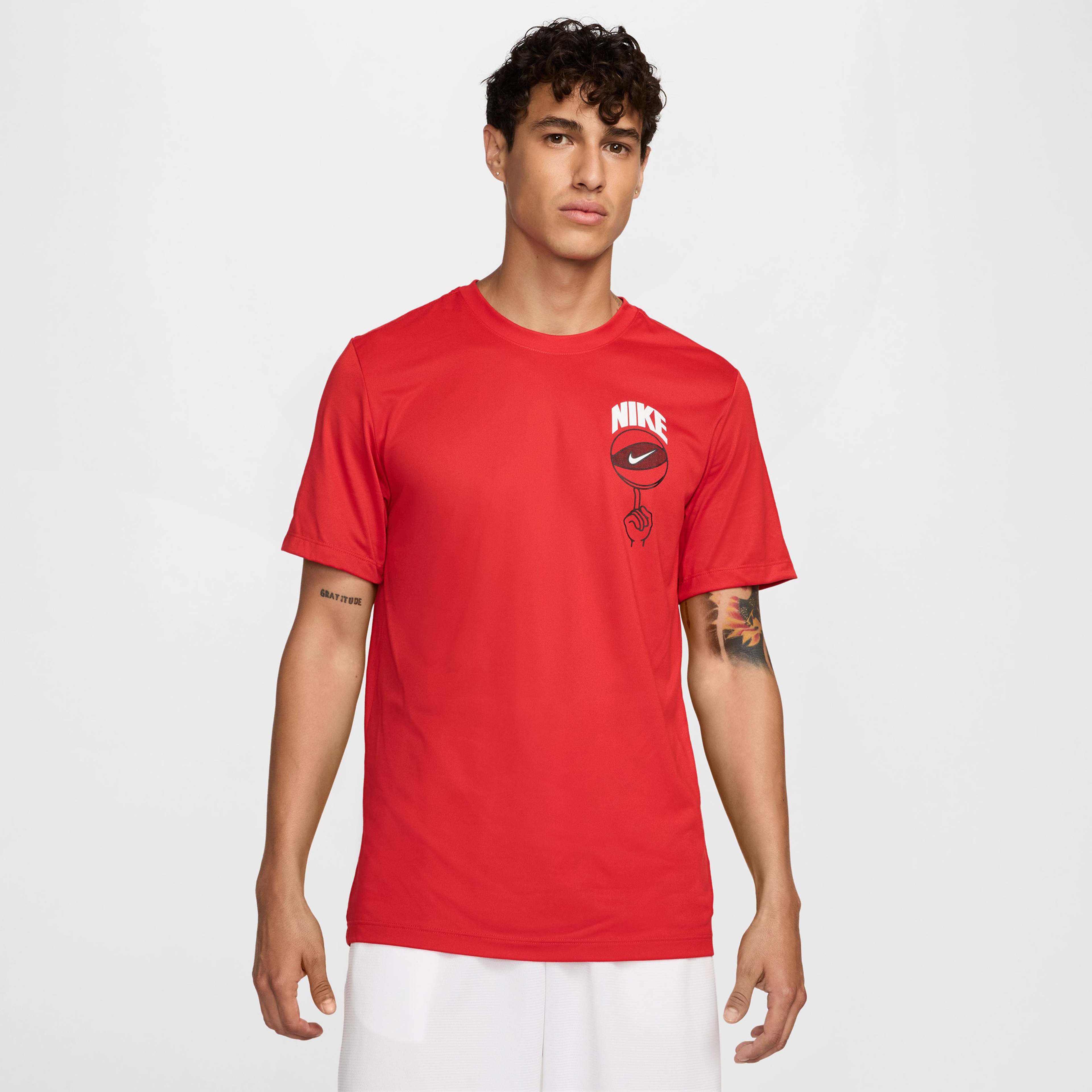Nike Dri-Fit Relaged Icon Erkek Kırmızı T-Shirt