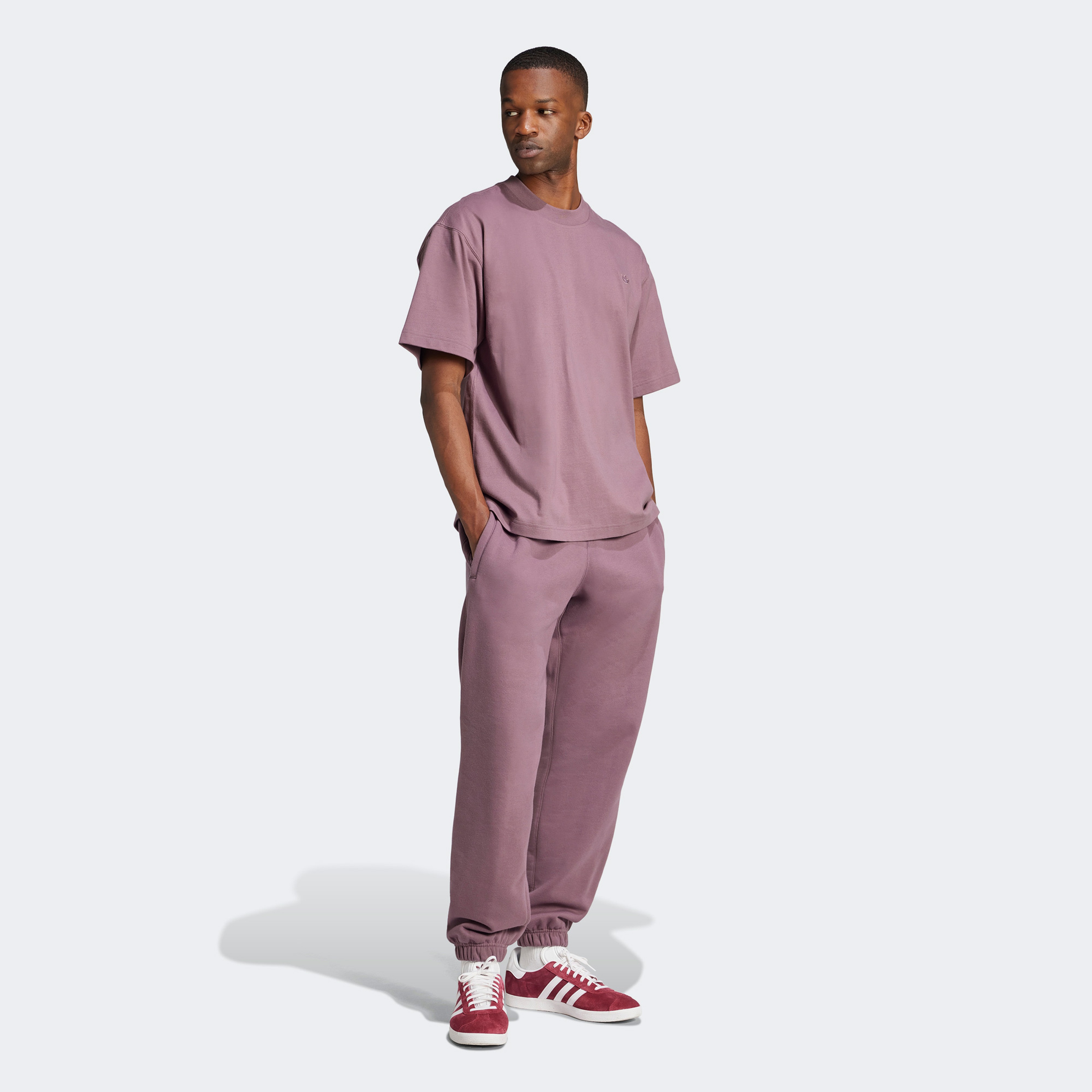 adidas P Ess Erkek Mor T-Shirt