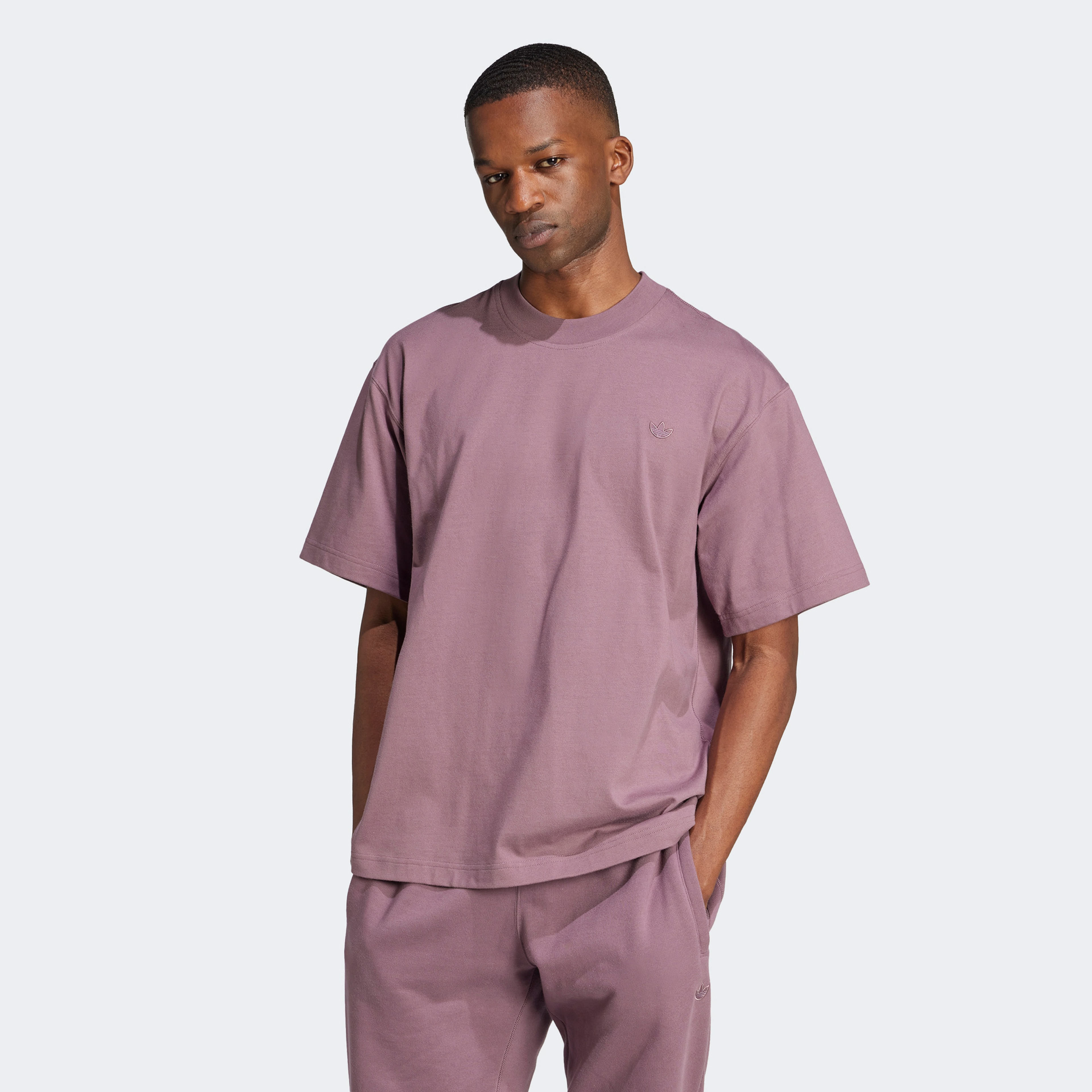 adidas P Ess Erkek Mor T-Shirt
