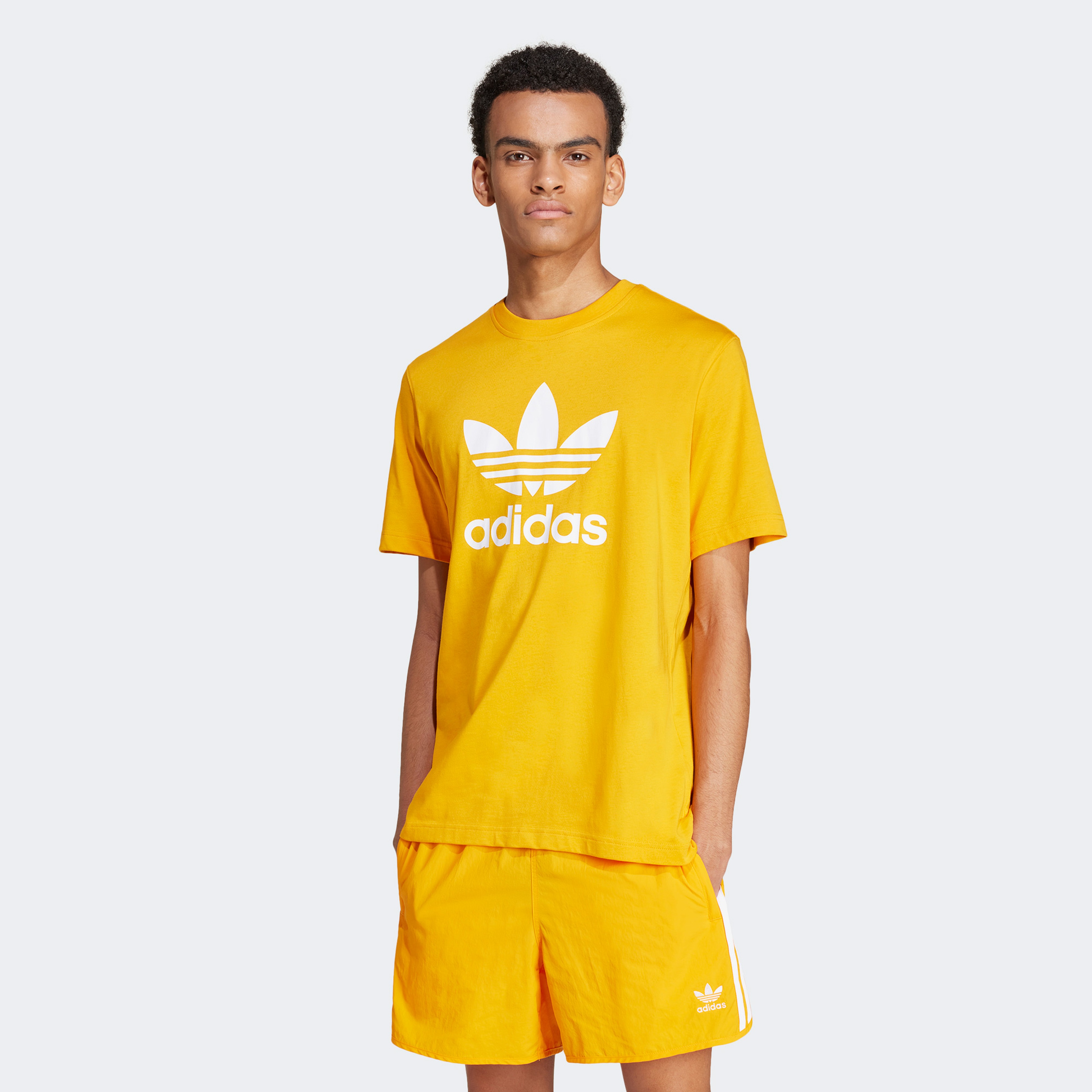 adidas Trefoil T-Shirt Erkek Turuncu T-Shirt