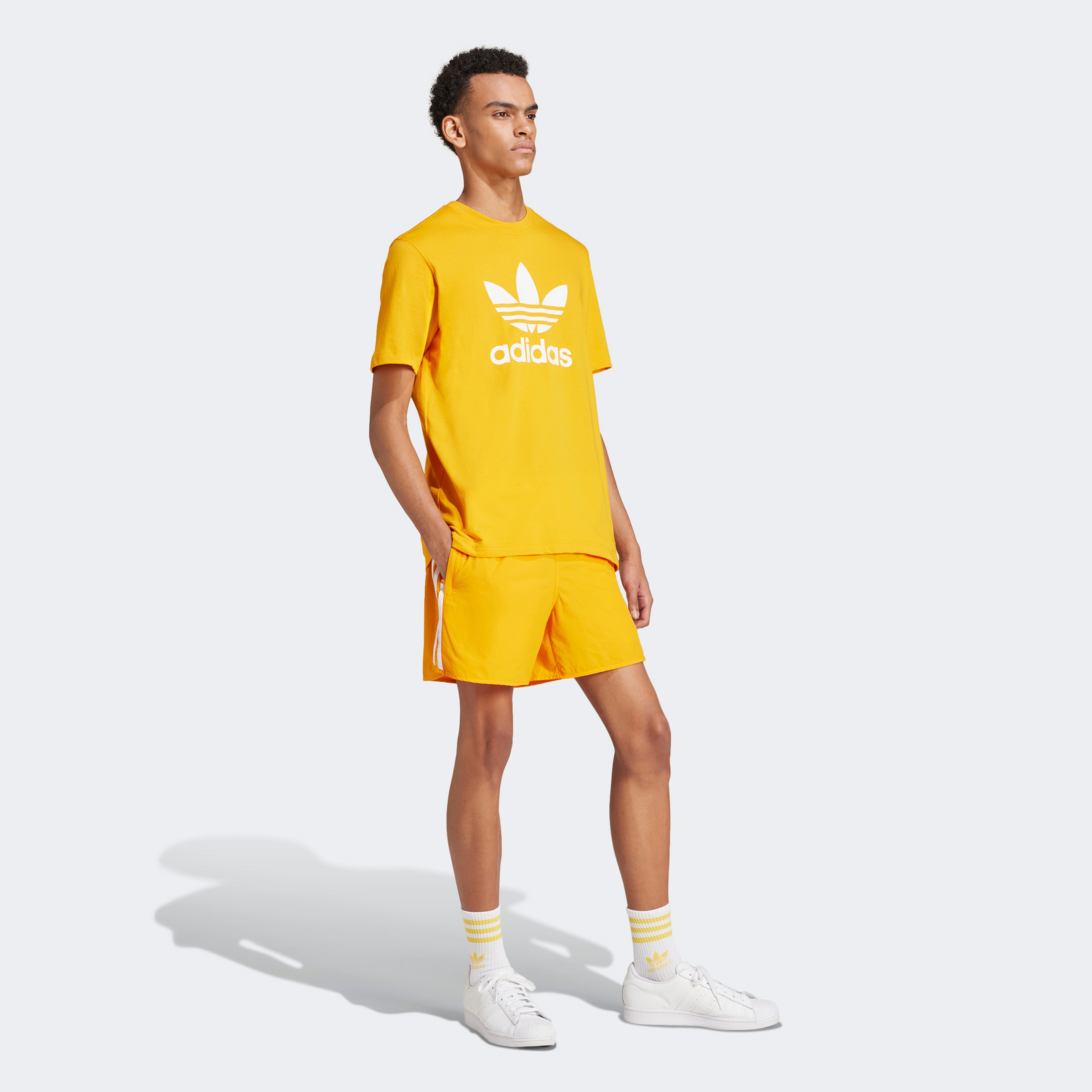 adidas Trefoil T-Shirt Erkek Turuncu T-Shirt