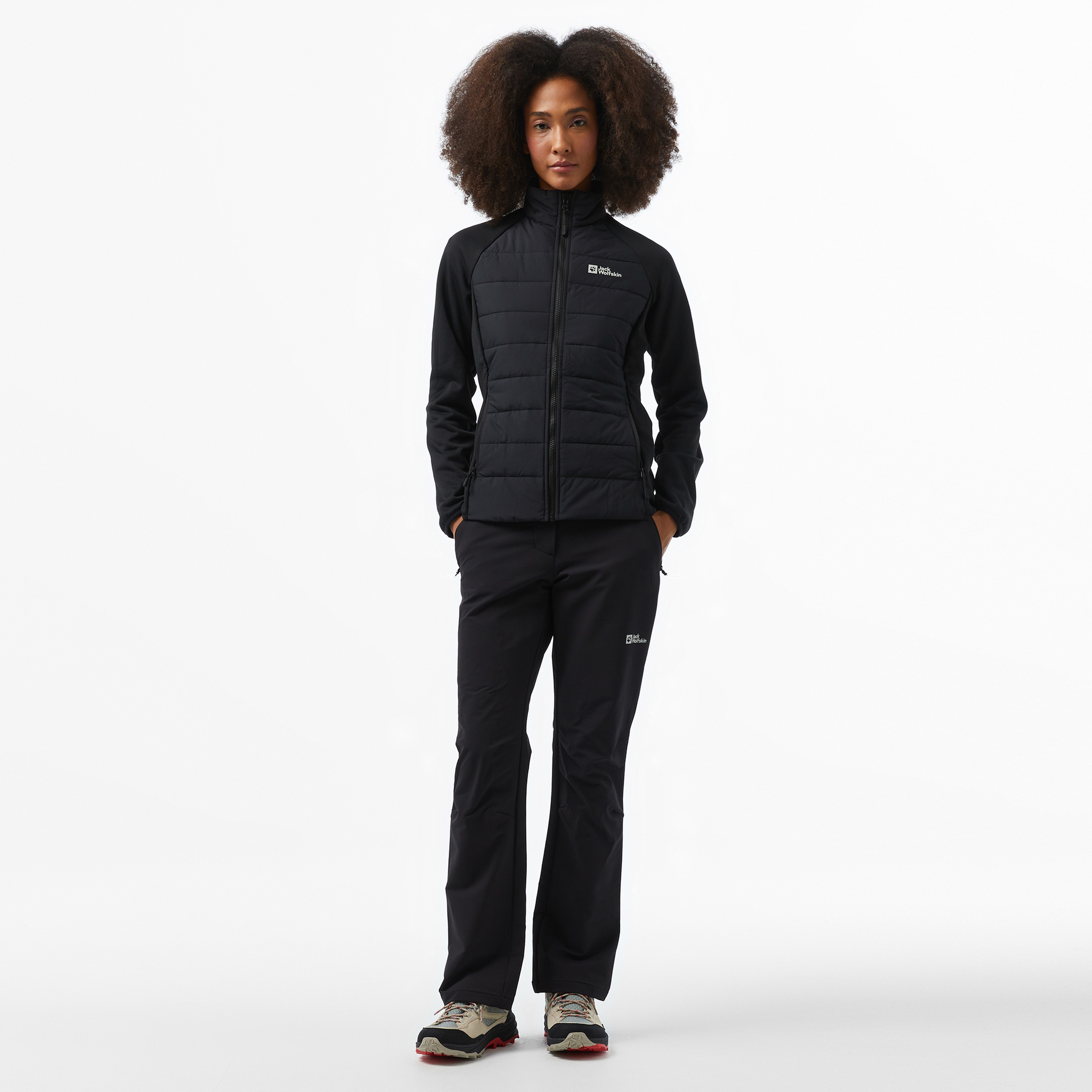 Jack Wolfskin Activate Thermic Kadın Siyah Pantolon