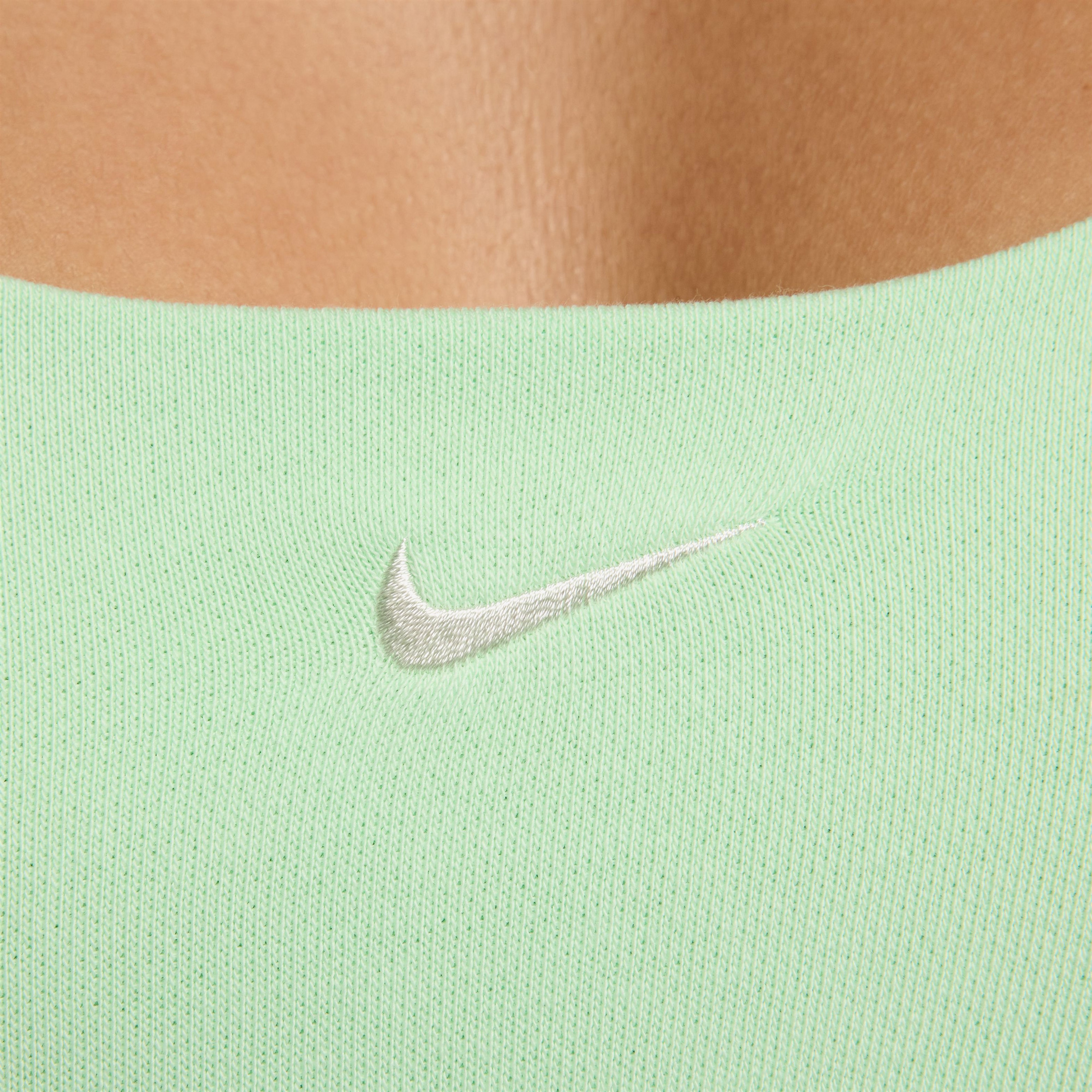 Nike Sportswear Chill Terry Kadın Yeşil Kolsuz T-Shirt