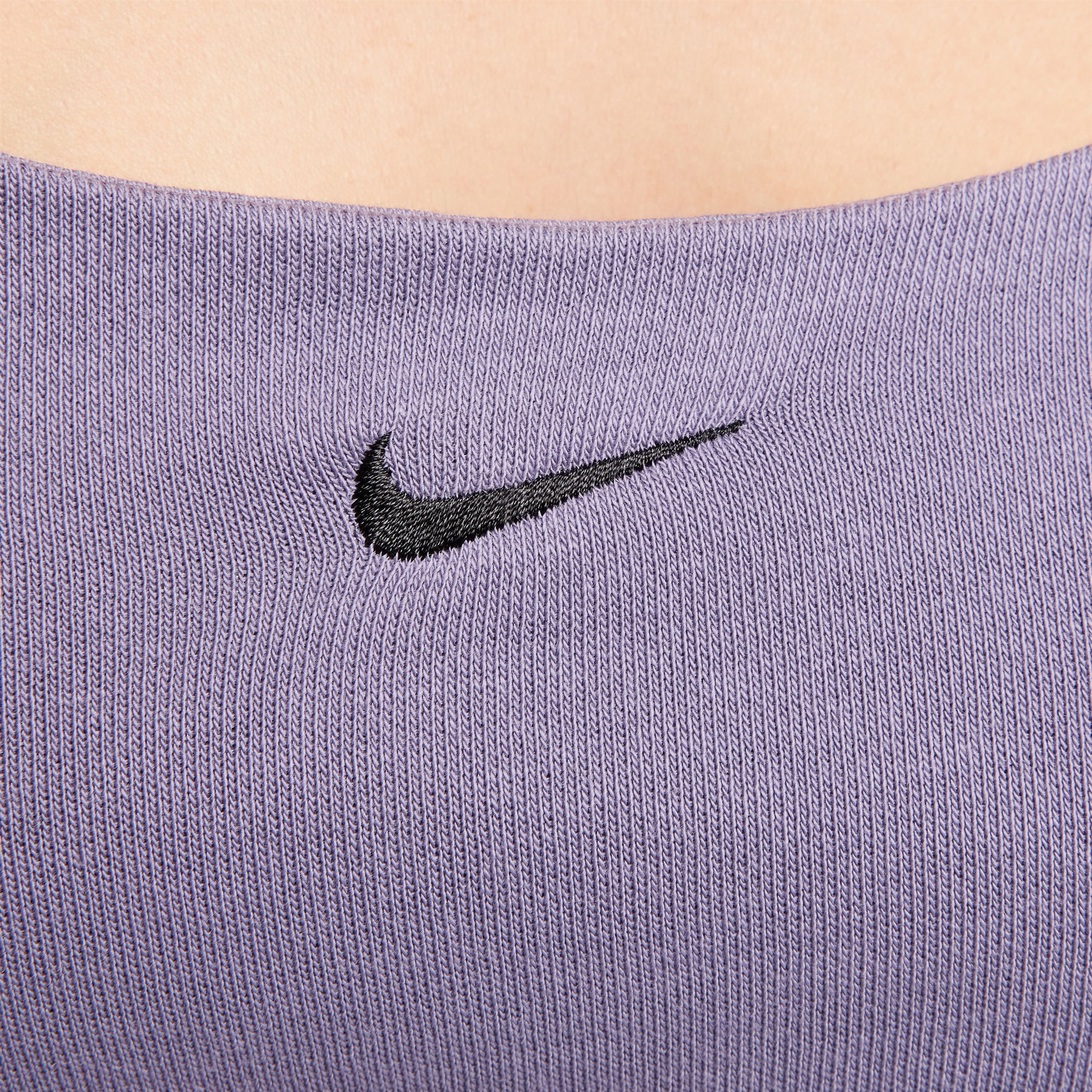 Nike Sportswear Chill Terry Kadın Mor Kolsuz T-Shirt