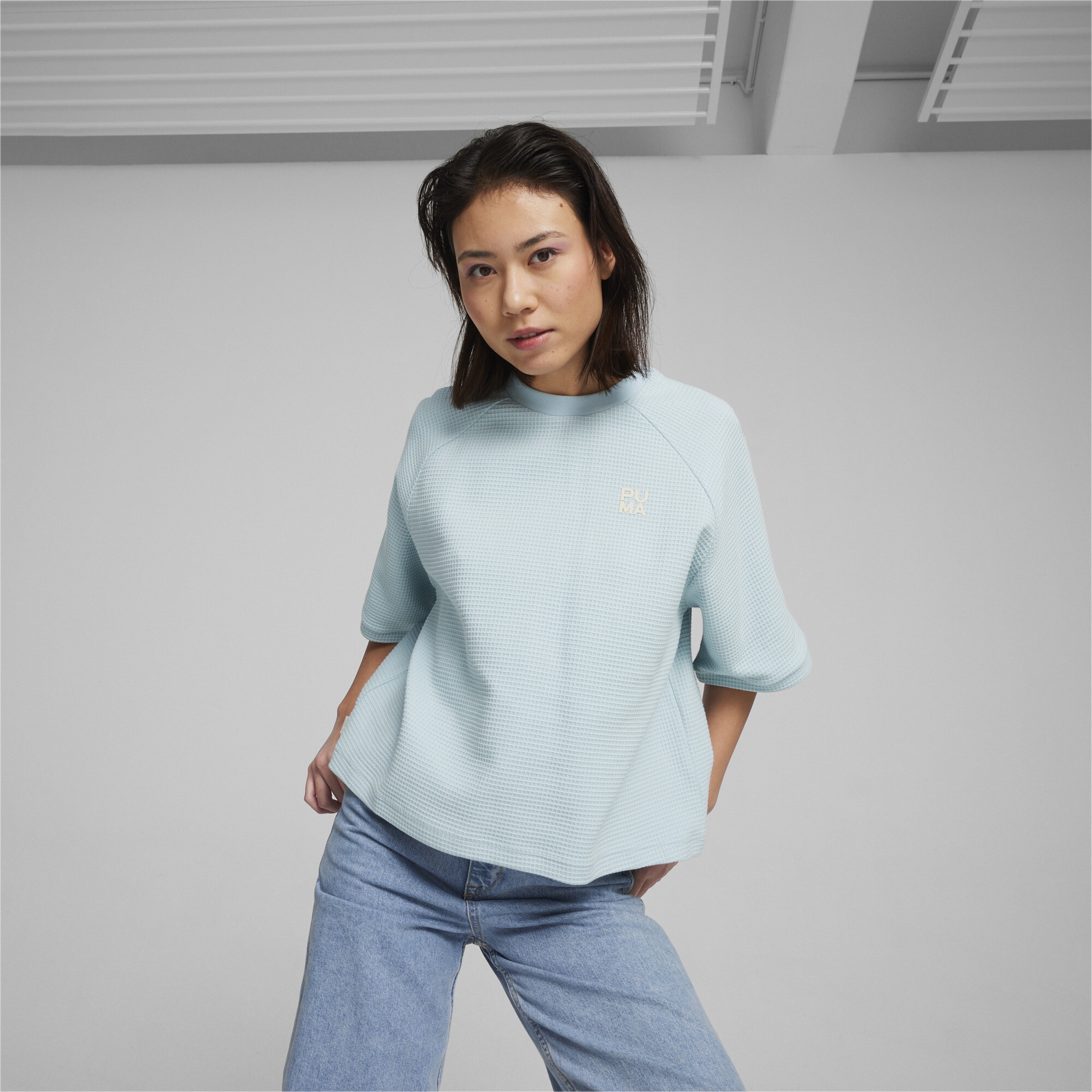 Puma Infuse Relaxed Kadın Turkuaz T-Shirt