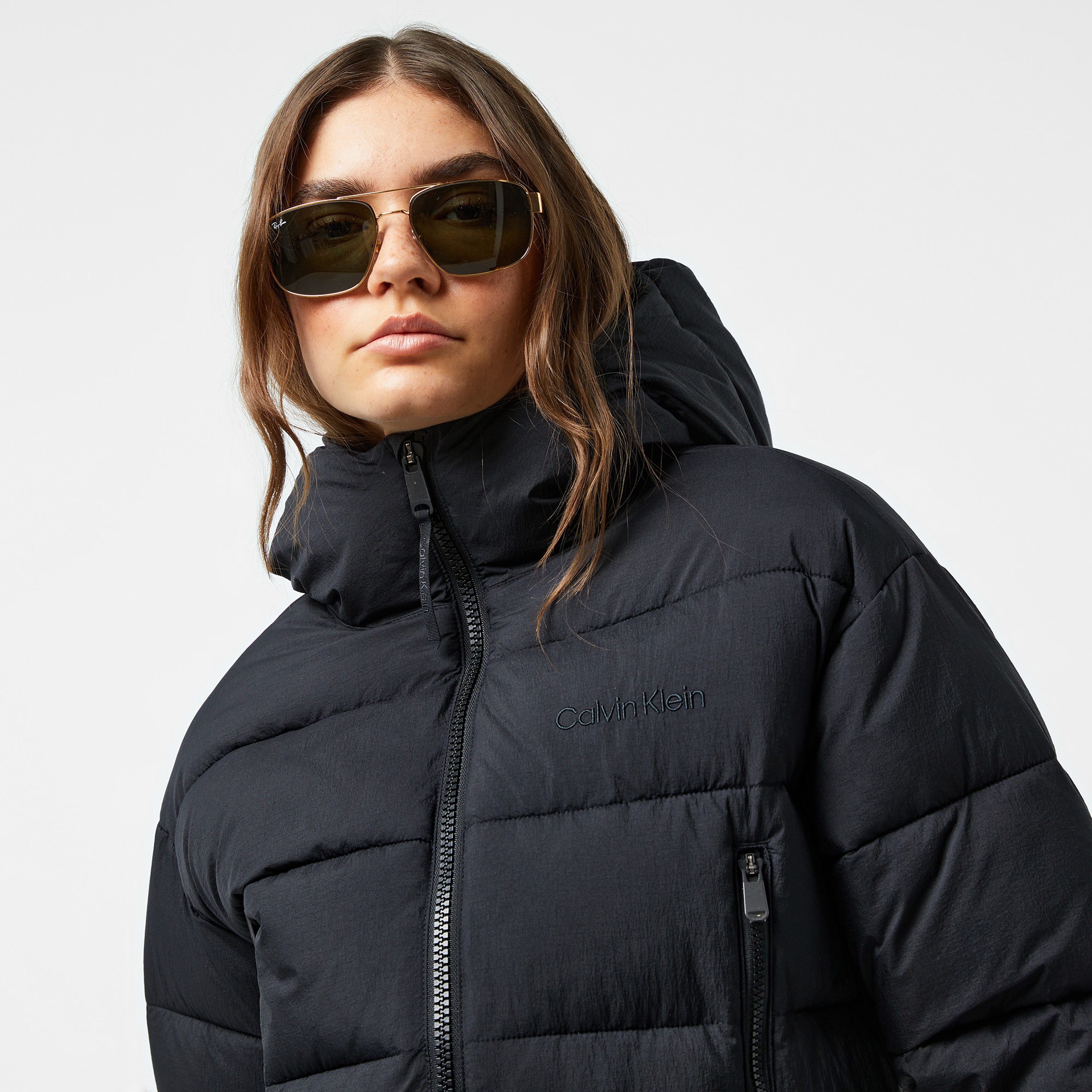 Calvin Klein Padded Kadın Siyah Ceket