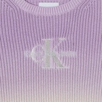 Calvin Klein Jeans Monogram Gradıent Çocuk Mor Kazak
