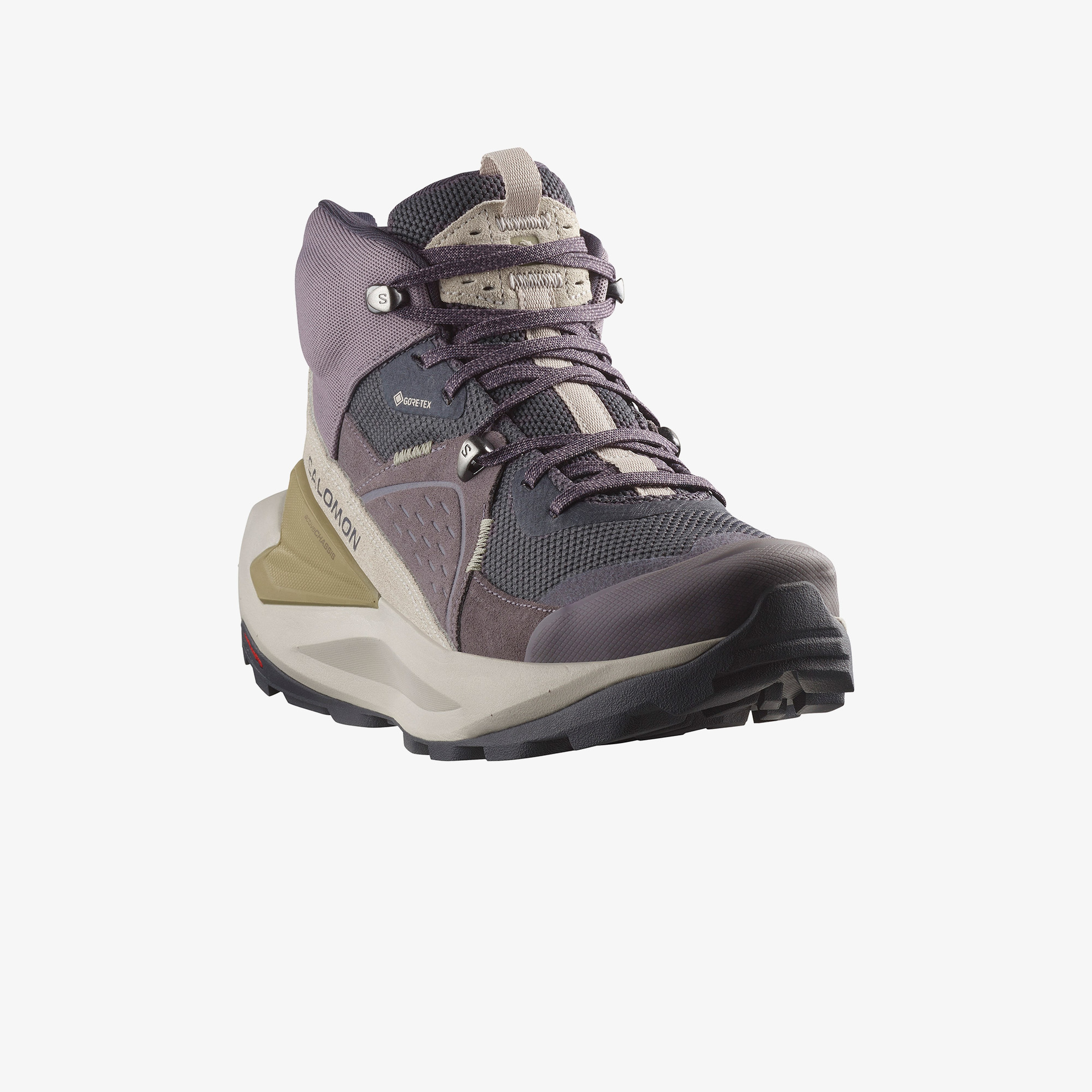 Salomon Elixir Mid Gore-Tex Kadın Mor Bot
