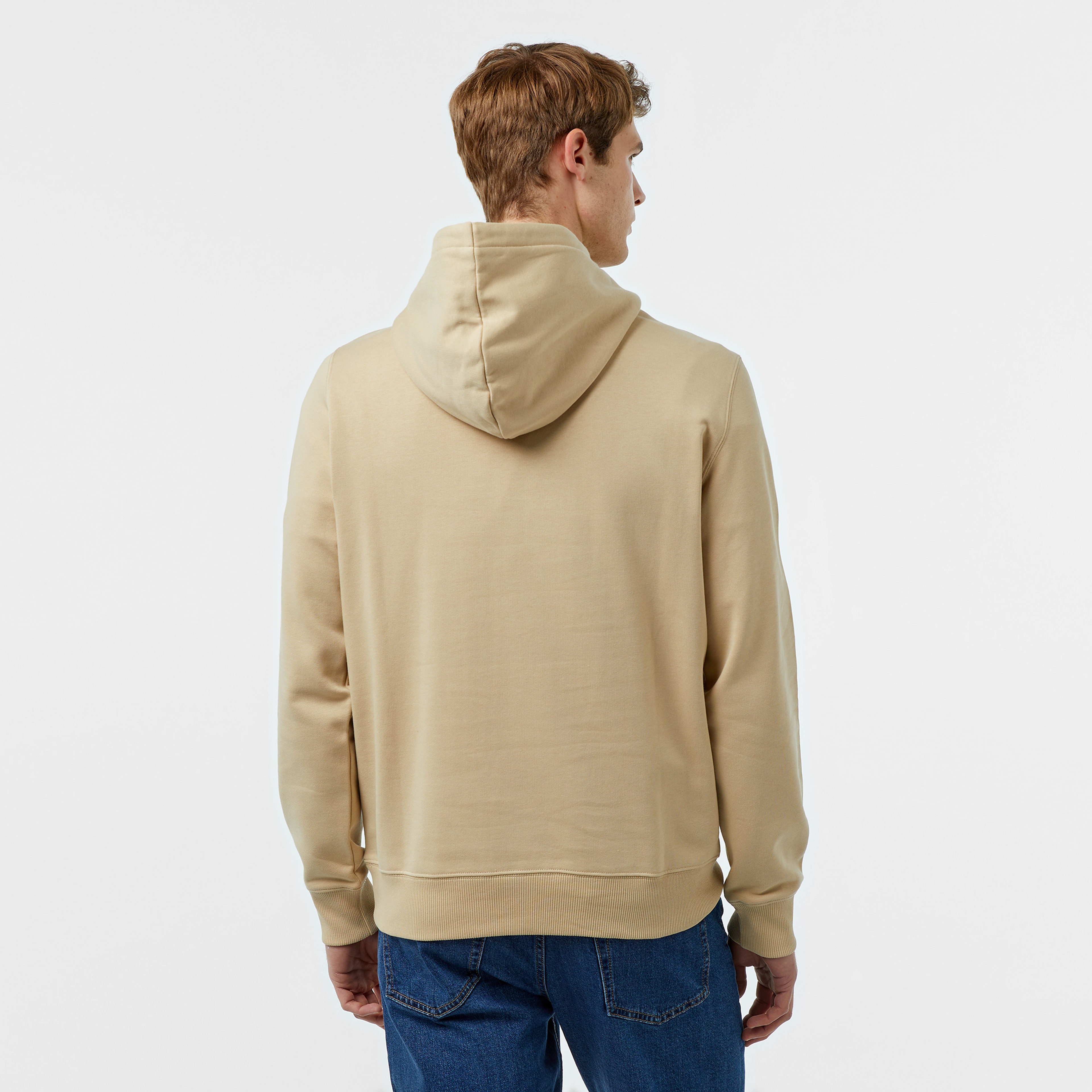 Calvin Klein Jeans Seasonal Monologo Regular Erkek Haki Hoodie