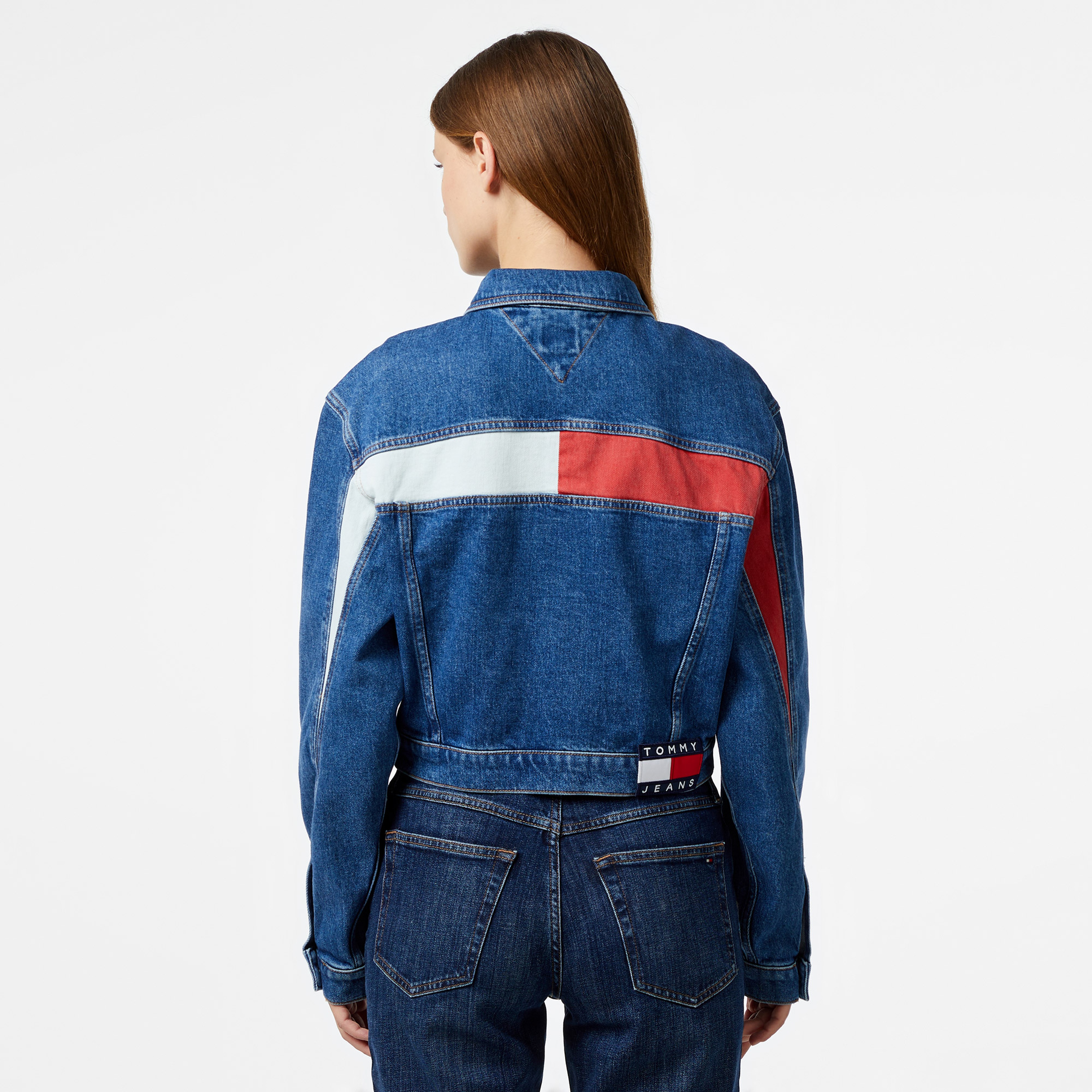 Tommy Hilfiger Jeans Claire Jckt Flg Kadın Mavi Ceket