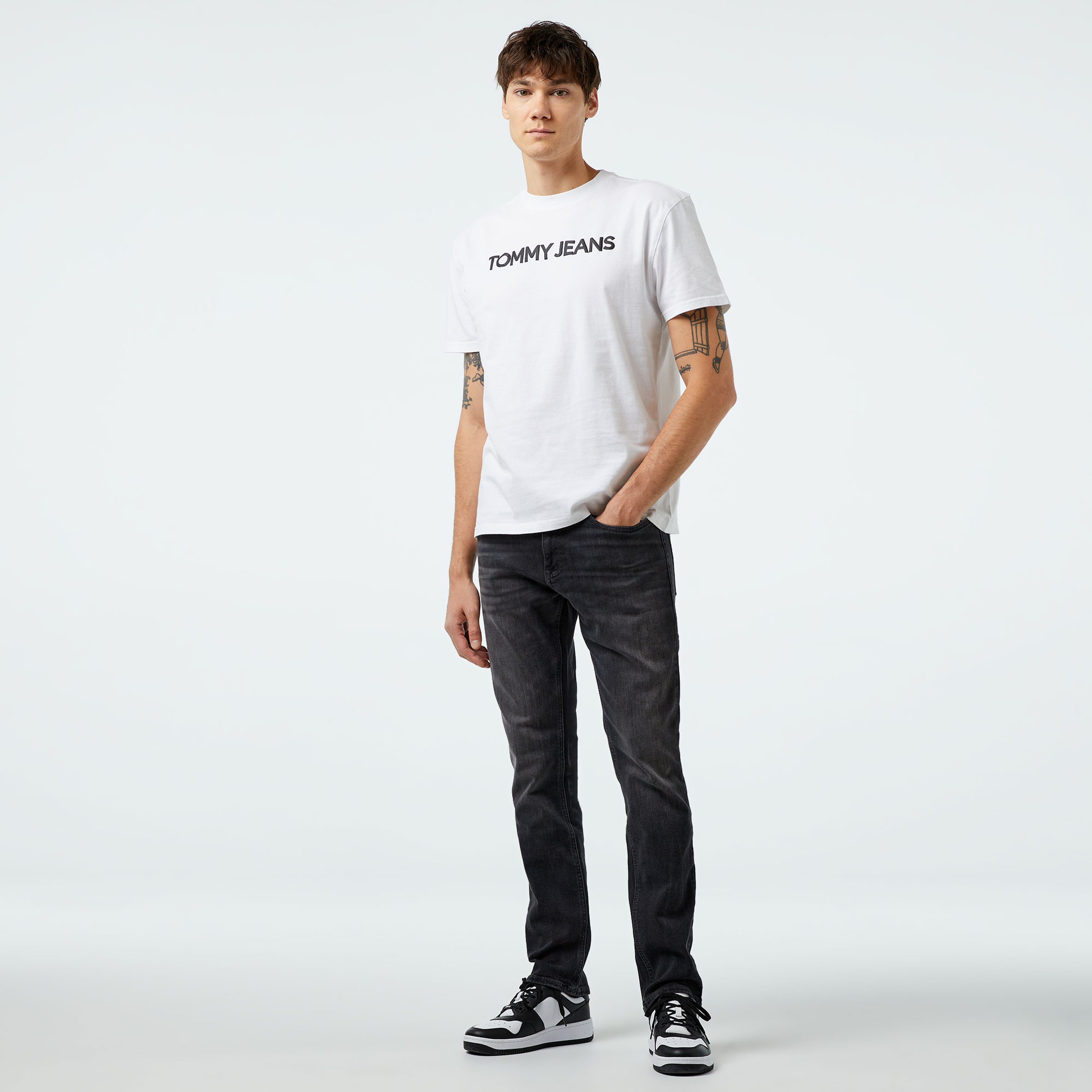 Tommy Hilfiger Jeans Scanton Slim Erkek Siyah Jean