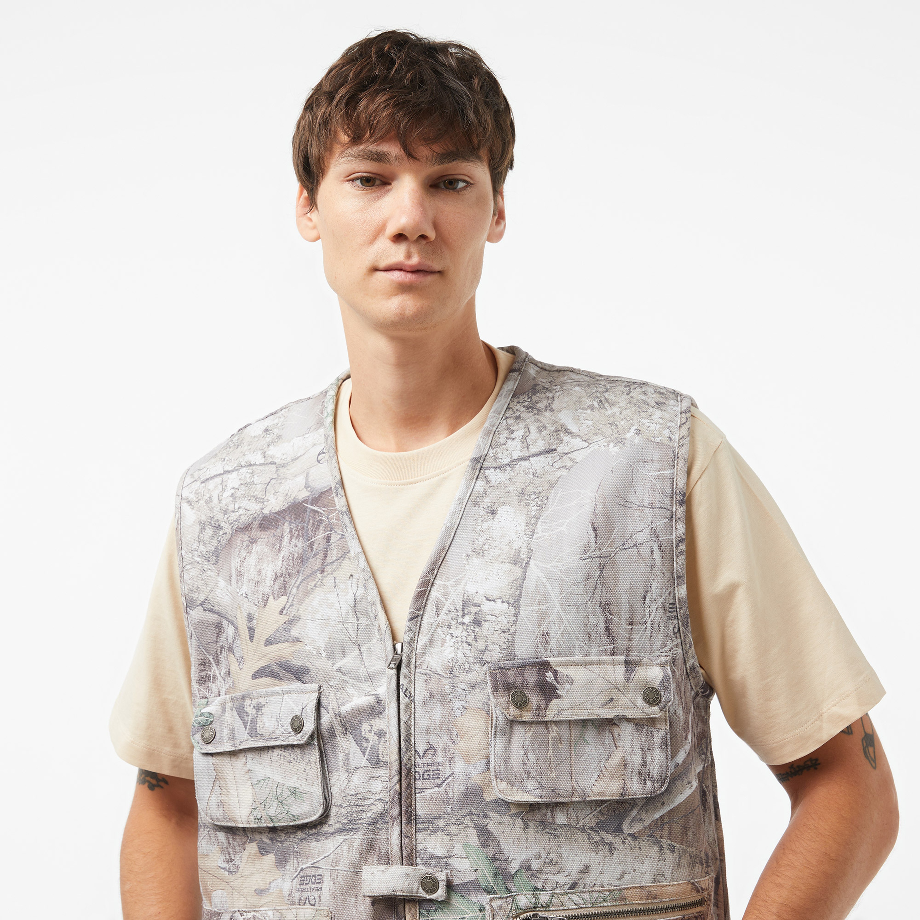 Guess Go Realtree Tactical Go Realtree Canvas Erkek Mavi Yelek