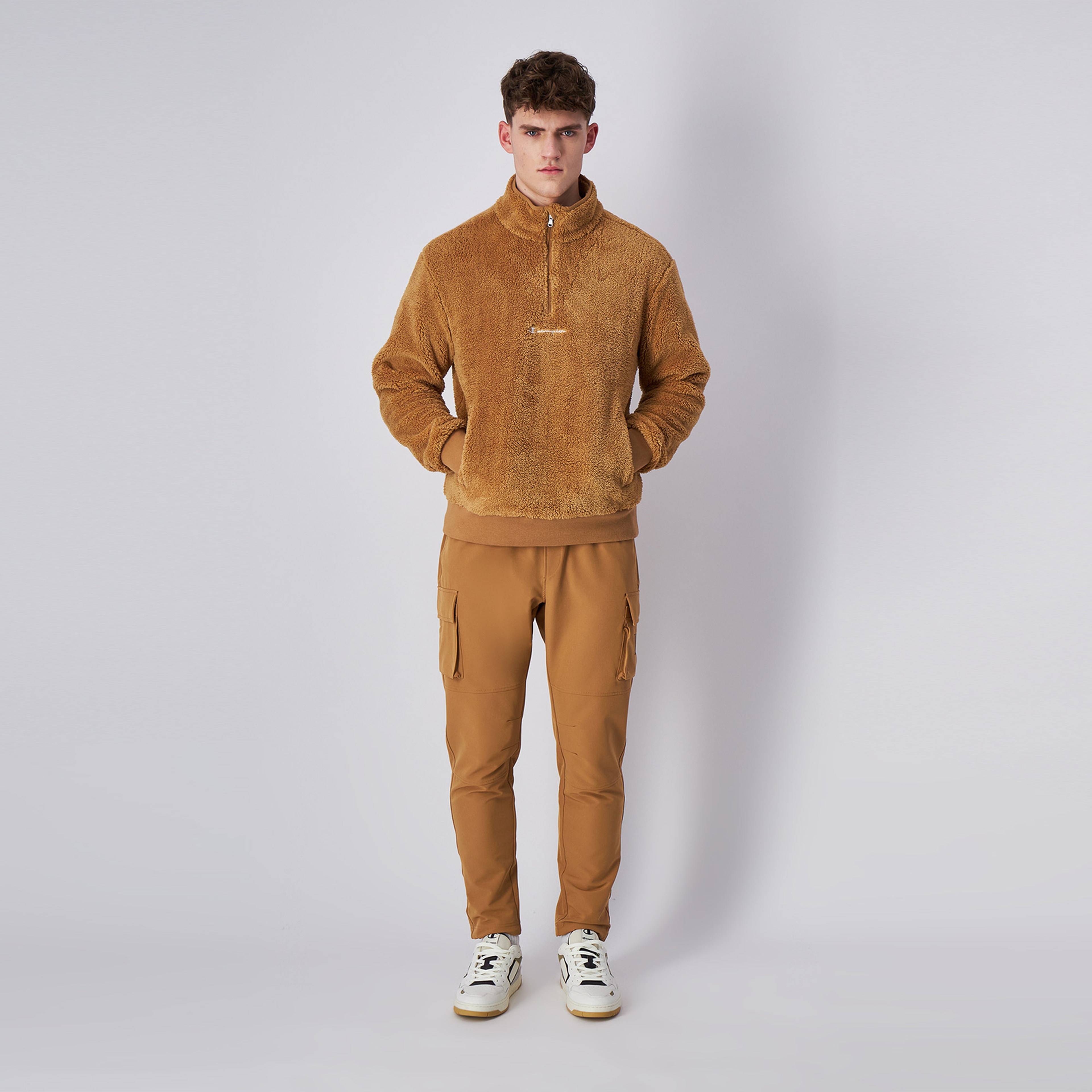 Champion Erkek Kahverengi Sweatshirt