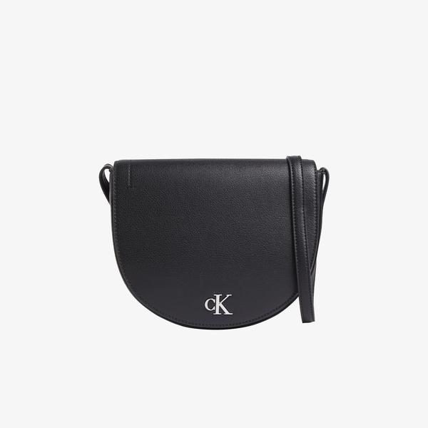 Calvin Klein Jeans Minimal Monogram Kadın Siyah Çapraz Çanta