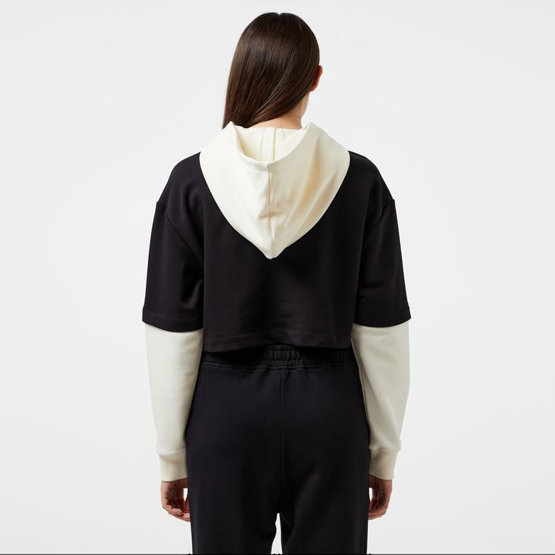 New Balance WNH3407 Lifestyle Kadın Siyah Sweatshirt