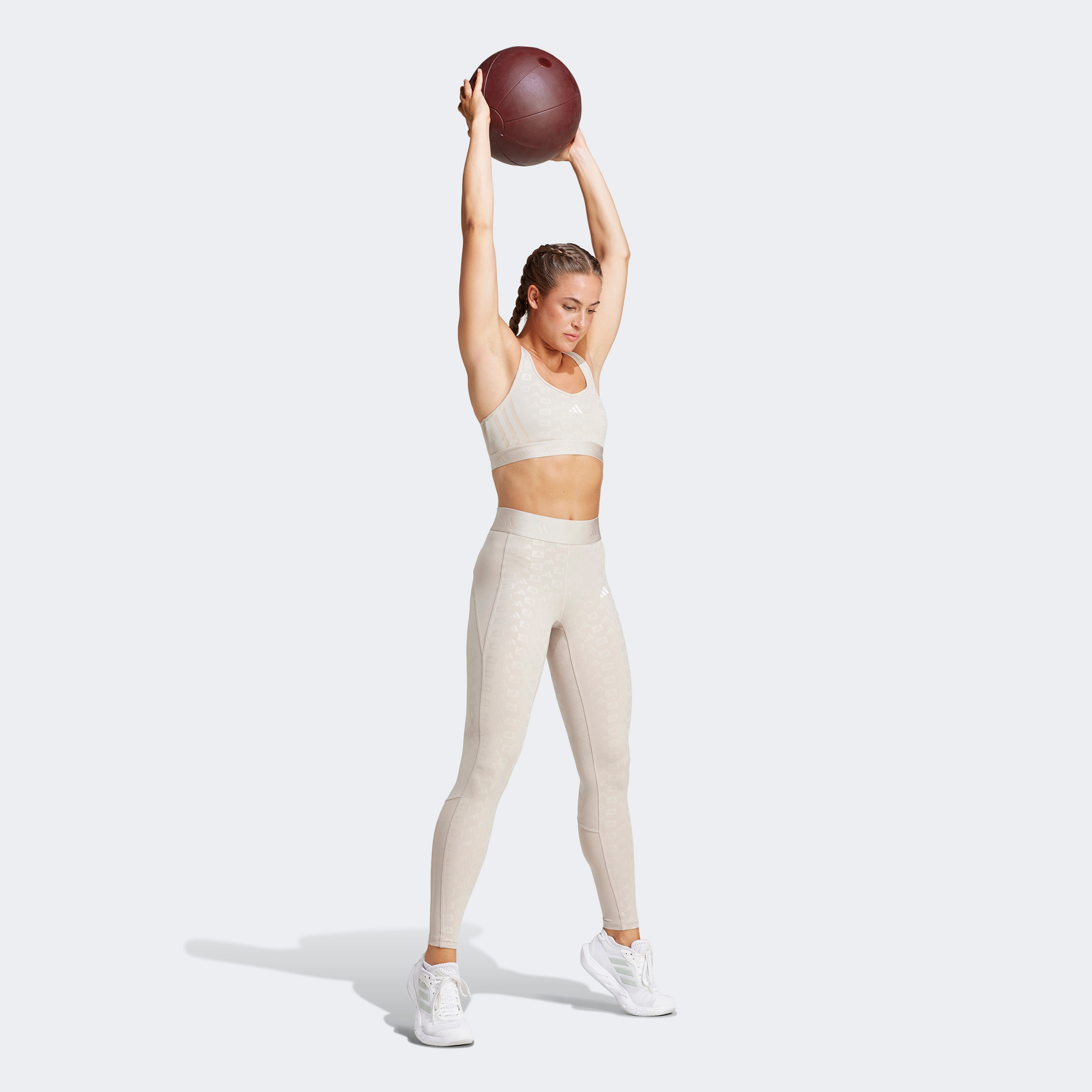 adidas Pwrs Hyglm Q4 Kadın Bej Bra