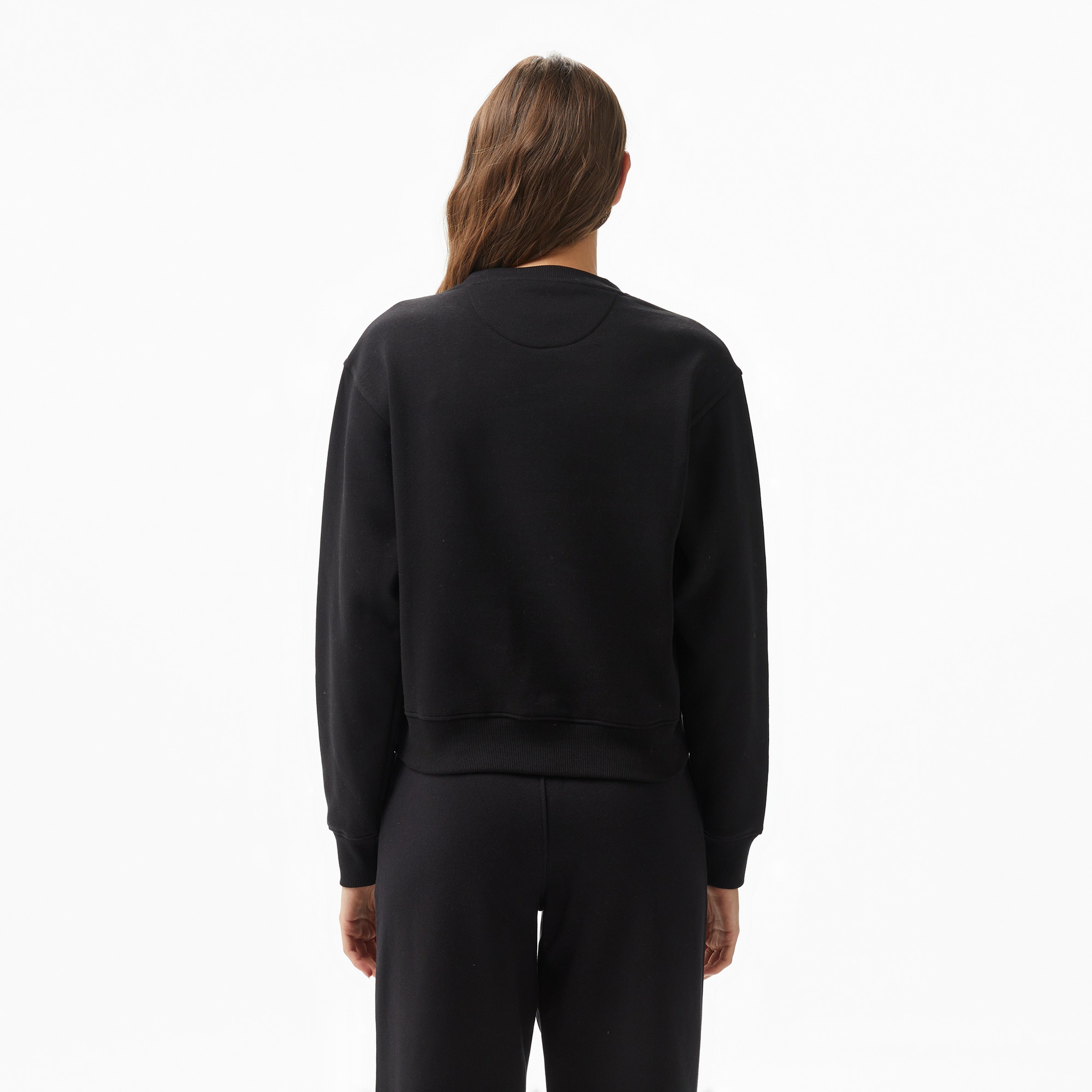 Guess Kadın Siyah Sweatshirt