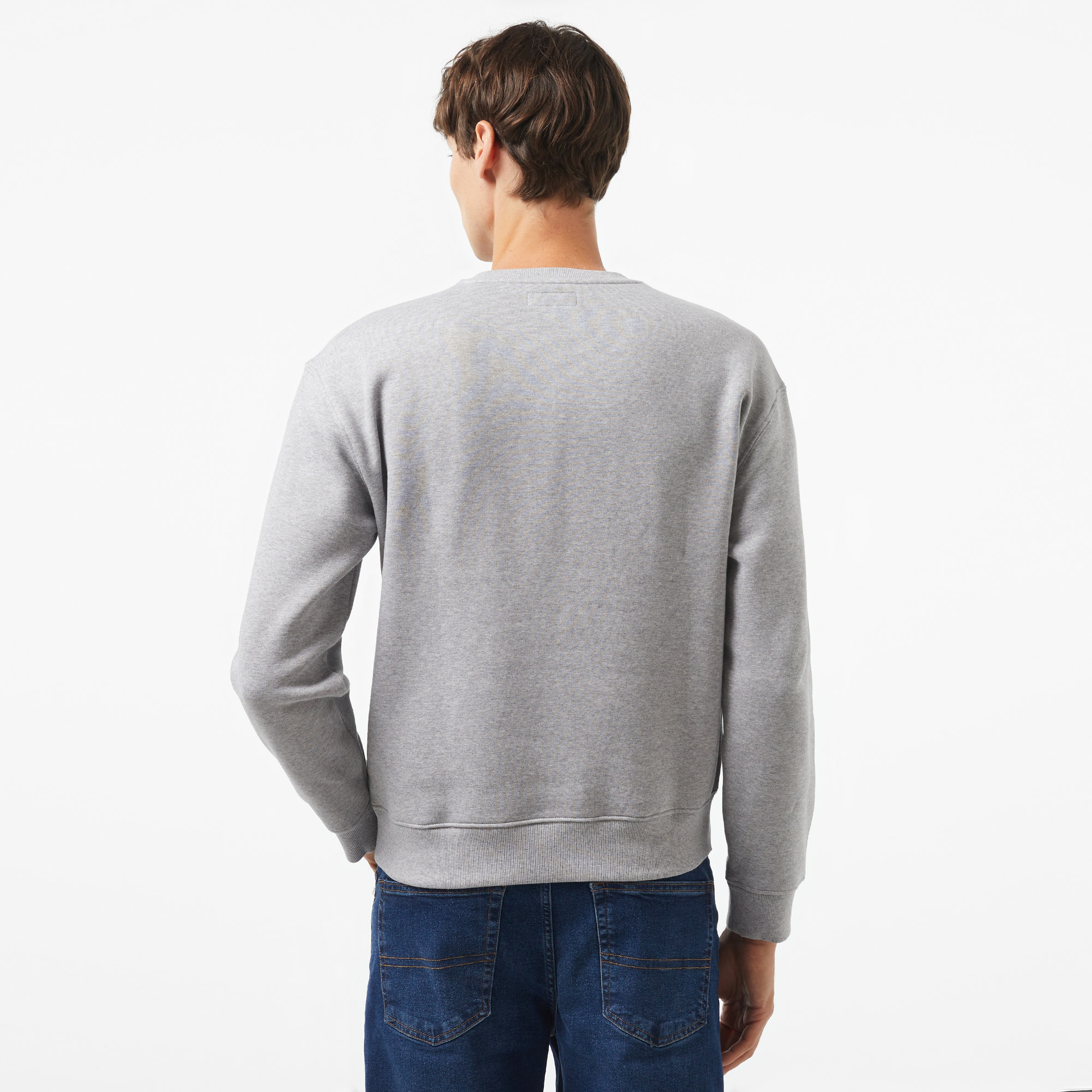 Guess Original Organic 365 Erkek Mavi Sweatshirt