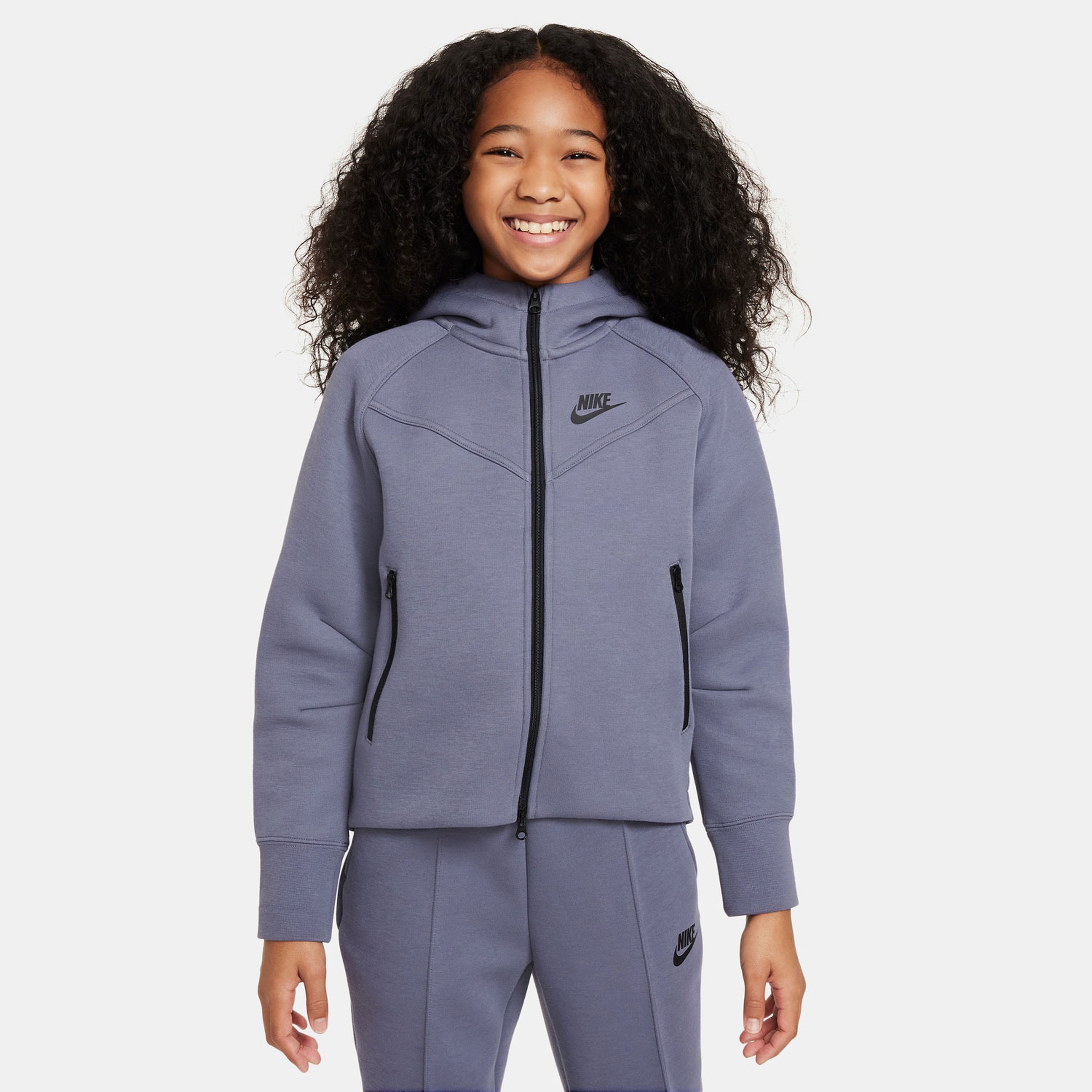 Nike Sportswear Tech Fleece Çocuk Gri Sweatshirt